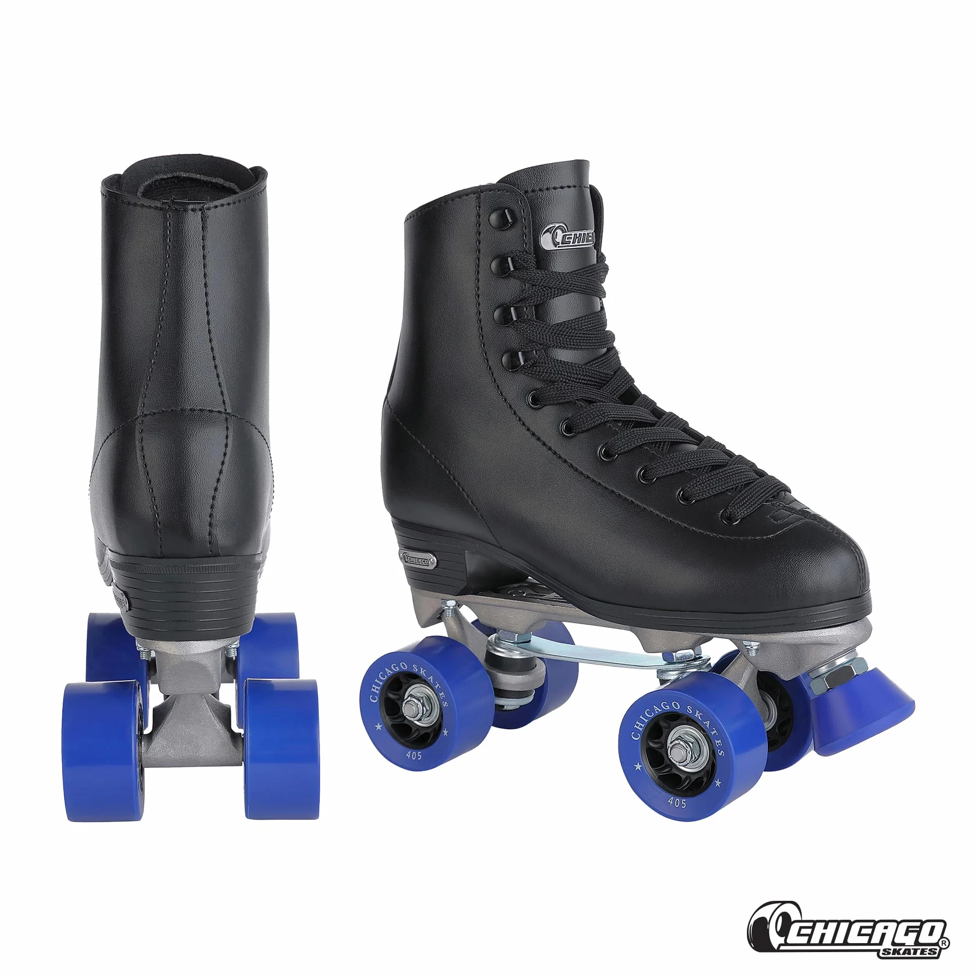 Chicago Skates Patines clásicos de Pista cuádruple Negros para Hombre