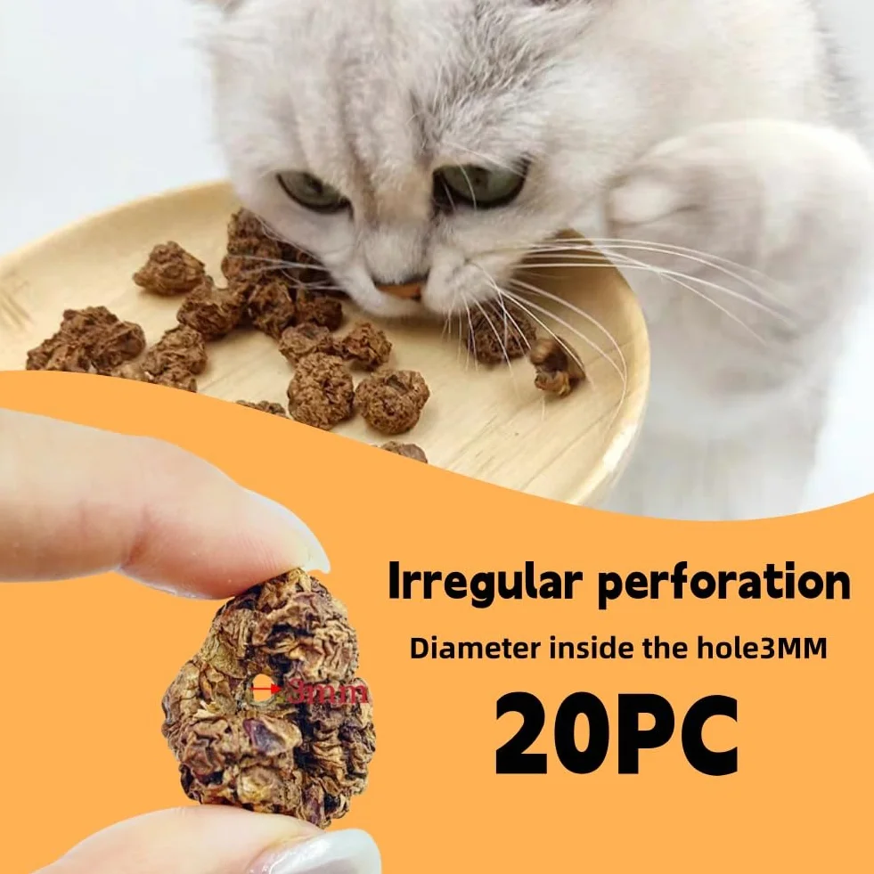 Frutas Matatabi,20pcs Juguetes para Gatos para Limpieza de Dentición,Cat Teething Toys,Snack Gatera para Limpiar Dientes