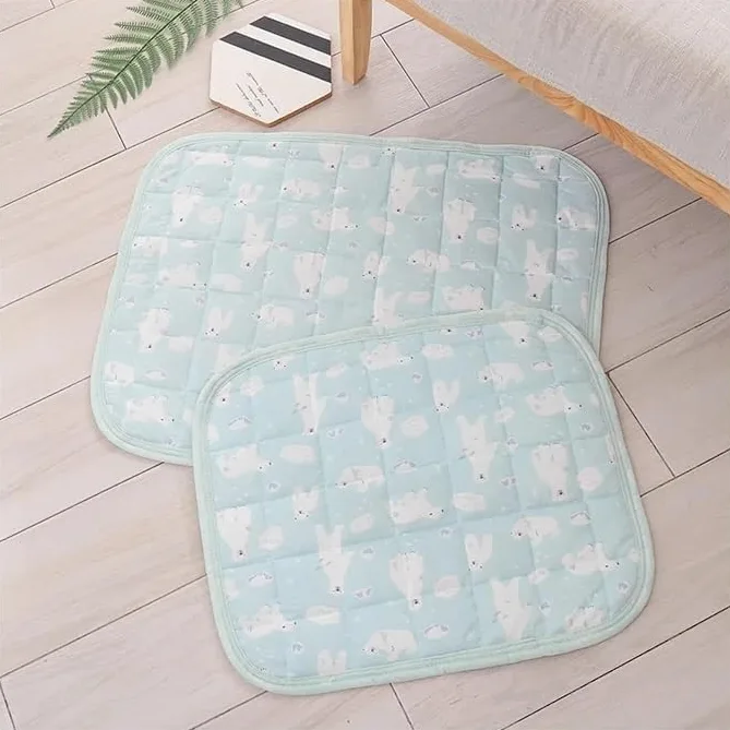 Almohadilla refrescante de Verano para Mascotas, Transpirable y Lavable, Cama para Perros, Almohadilla para Gatos a Prueba Humedad, Hielo para sofá, Manta térmica