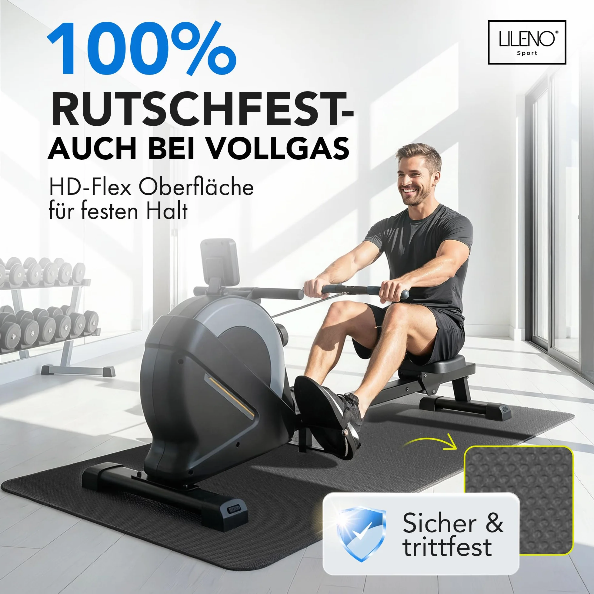 Esterilla Vida Sport Protect 60 x 120 cm Negra para Ejercicio y Entrenamiento