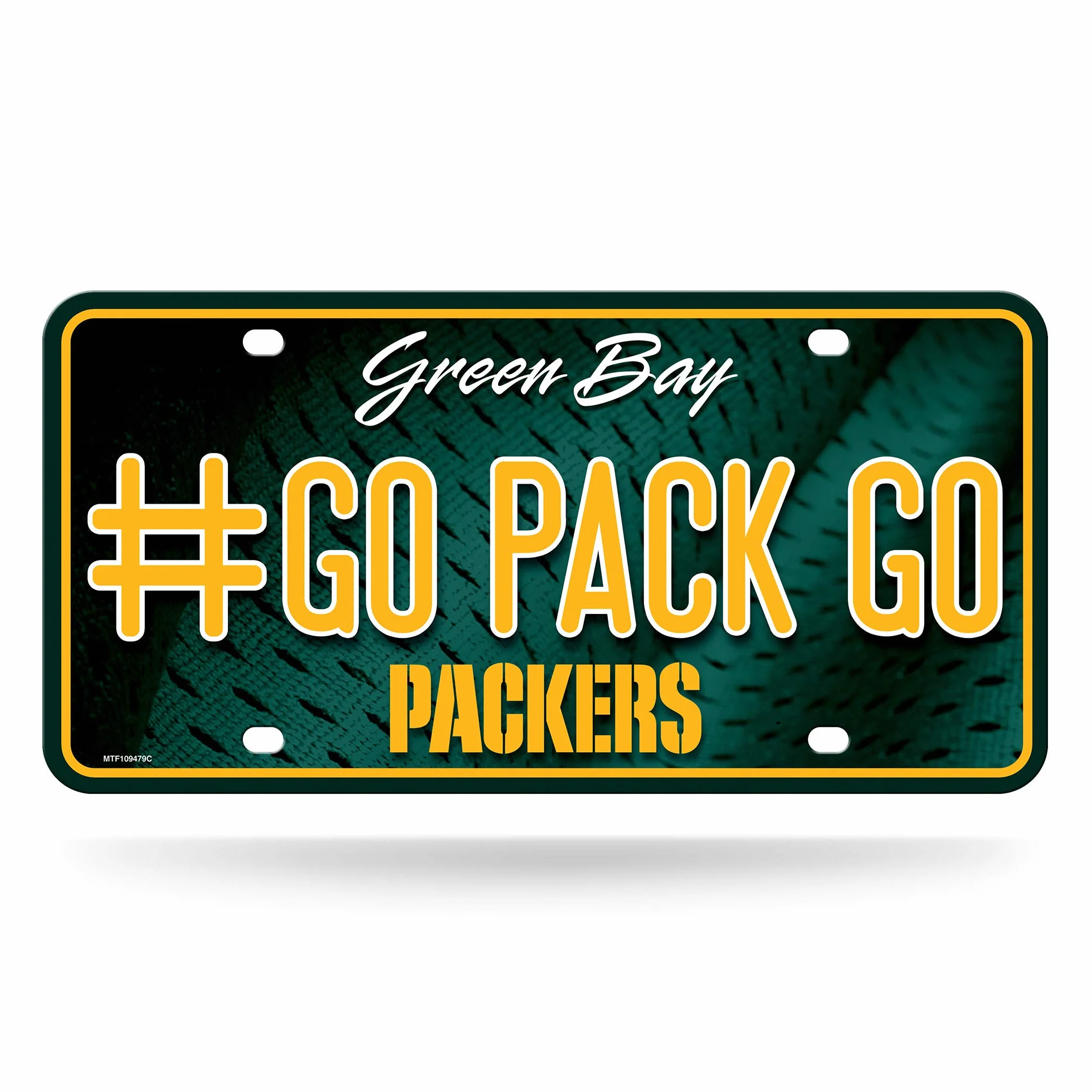 Rico NFL Go Pack Go Packers Metal Tag