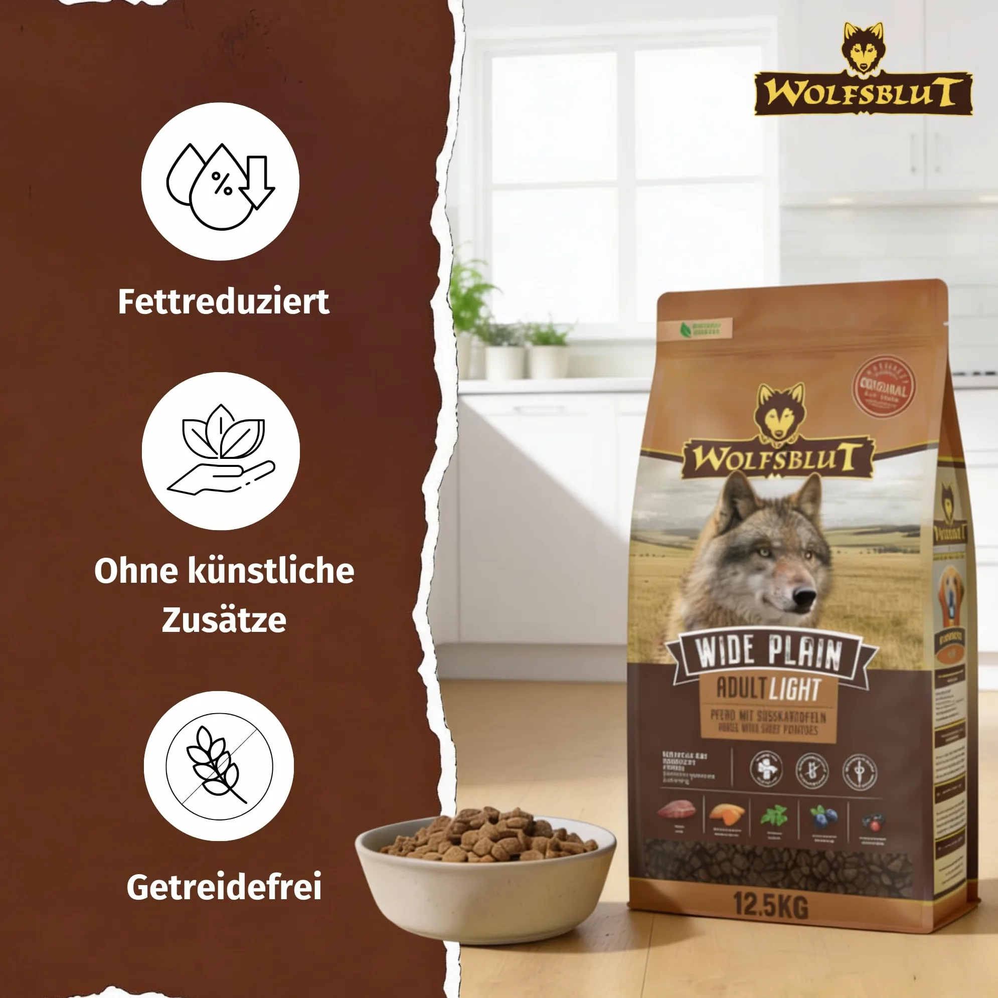 Wolfsblut Wide Plain Light 12,5 Kg