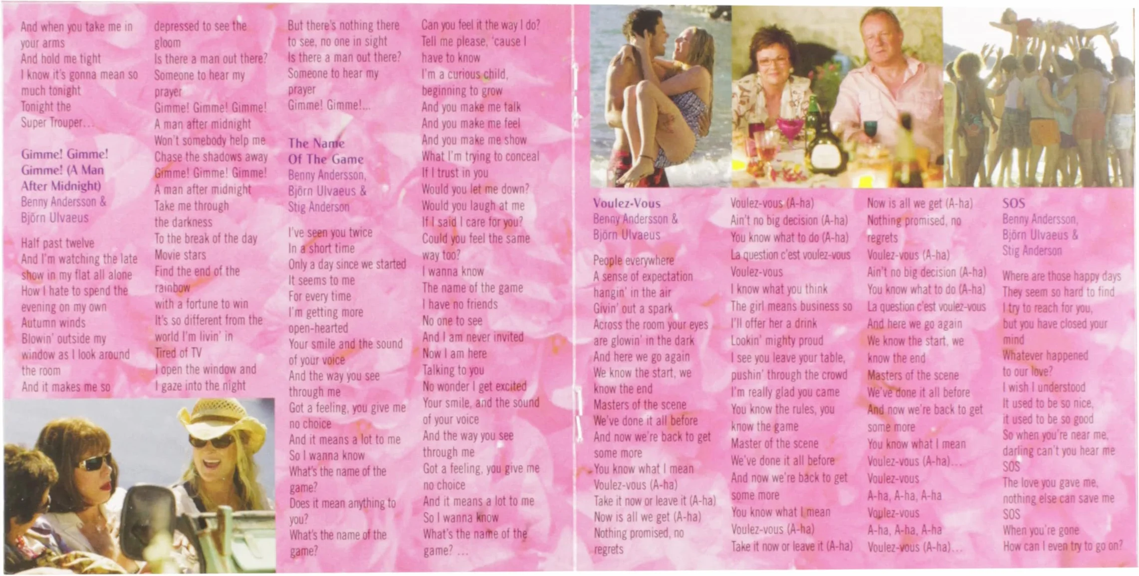 Mamma Mia! The Movie Soundtrack