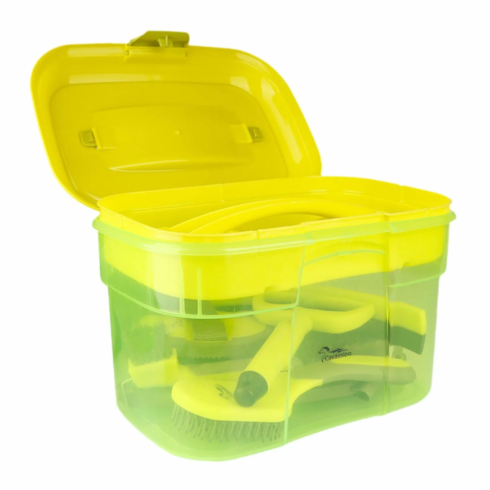 Perfeclan 8 Piezas Kit de Cepillos de Caballo con Peine para Hoof Pick y Scrapers de PP Apto para Diarios y Organización en Establos Concursos