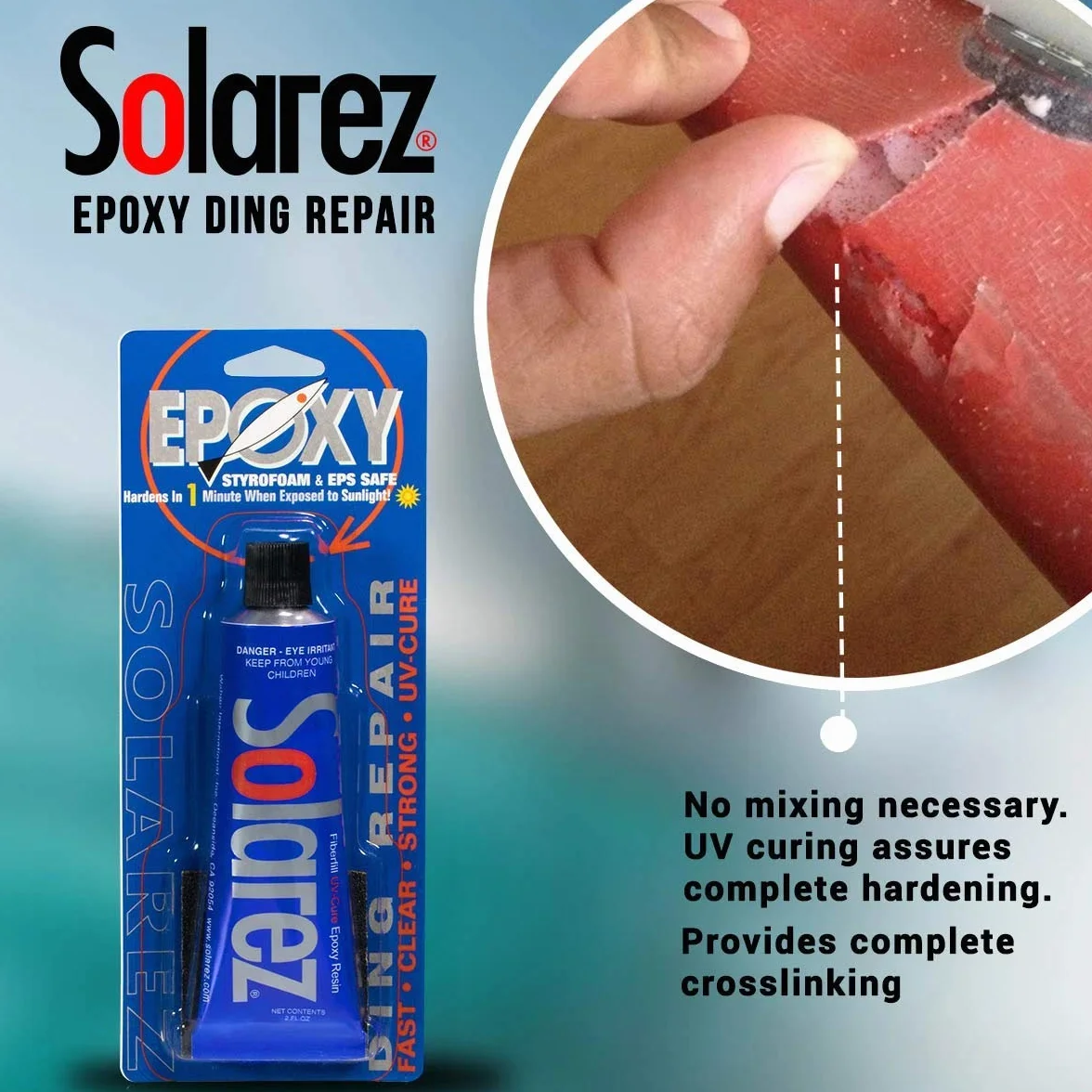Solarez Epoxy 0.5 oz Ding Repair