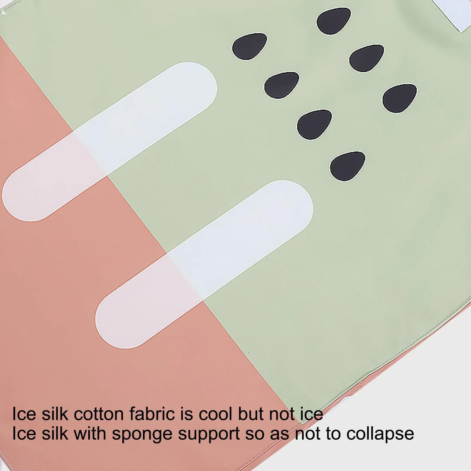 Estera fría para Perros, Alfombrilla de Hielo Suave en Forma de Paleta de | Hielo para refrigeración, Cama Impermeable para Perros, Transpirable, cómoda Manta fría con cojín para el hogar, criadero