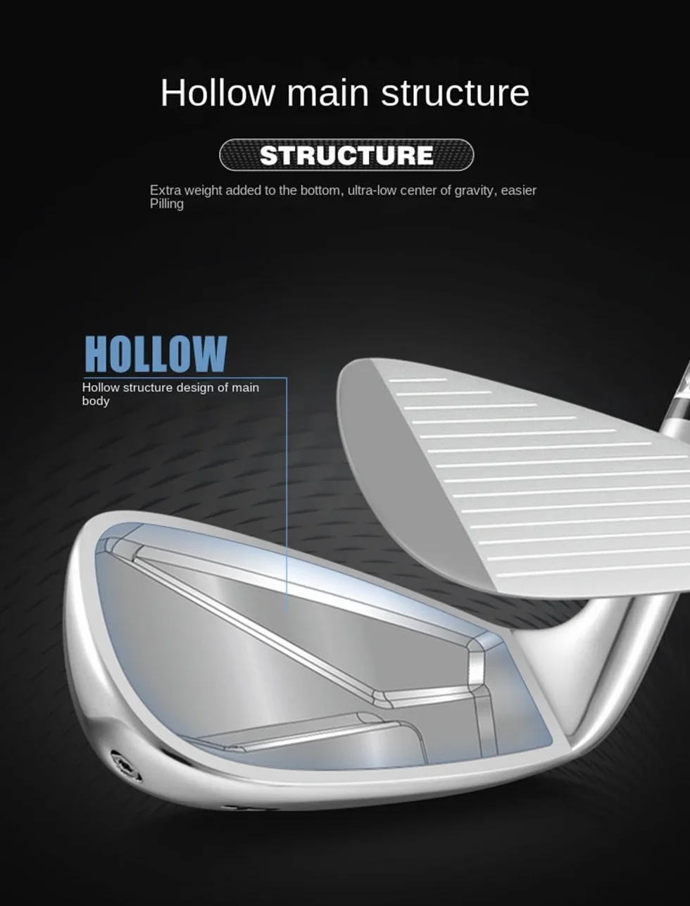MEGA PRO II Palos de Golf Profesionales #2 #3 #7 Diestros R Carbon