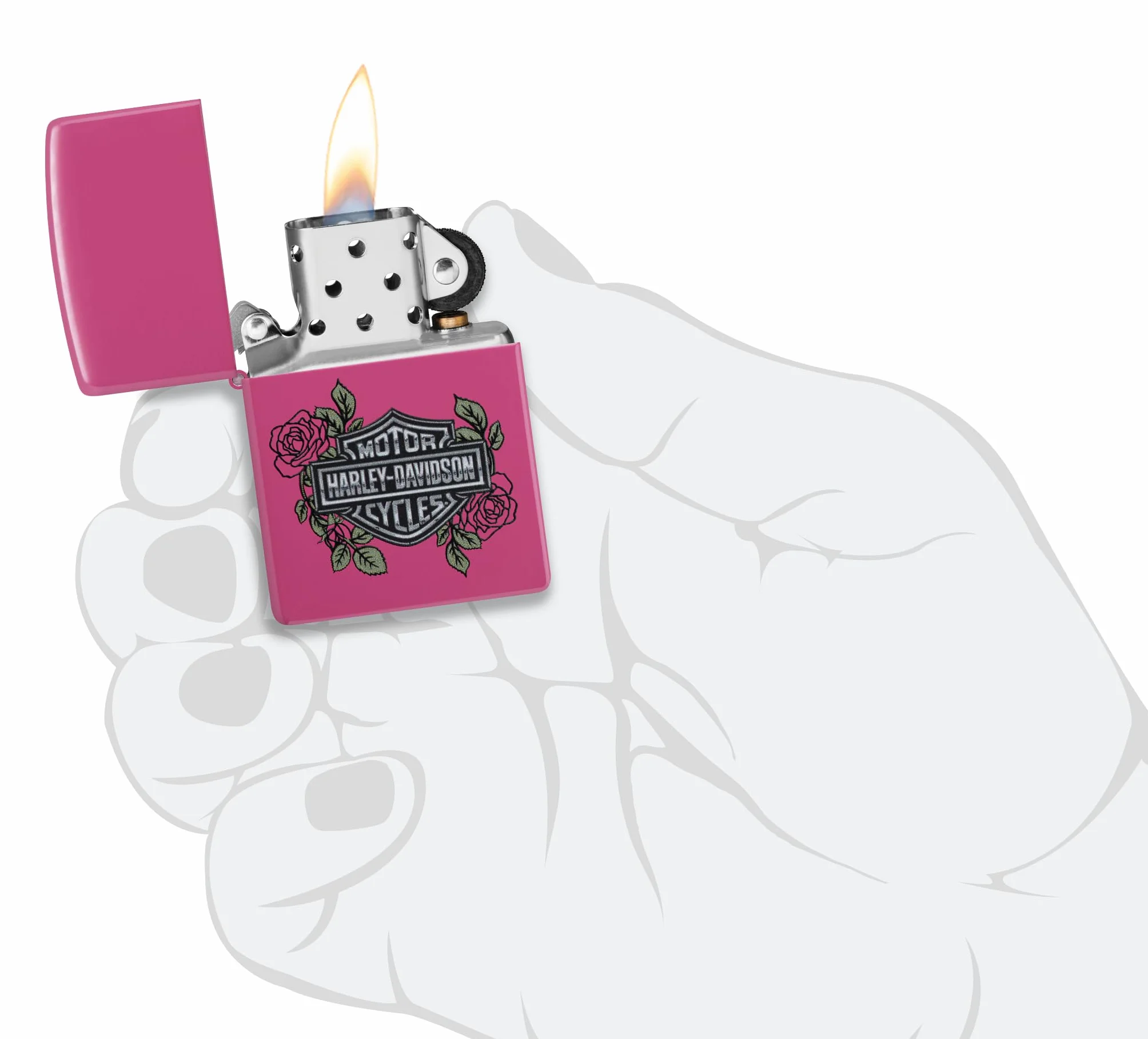 Encendedor Zippo a prueba de viento Harley-Davidson Recargable Caja regalo Fabricado en Estados Unidos