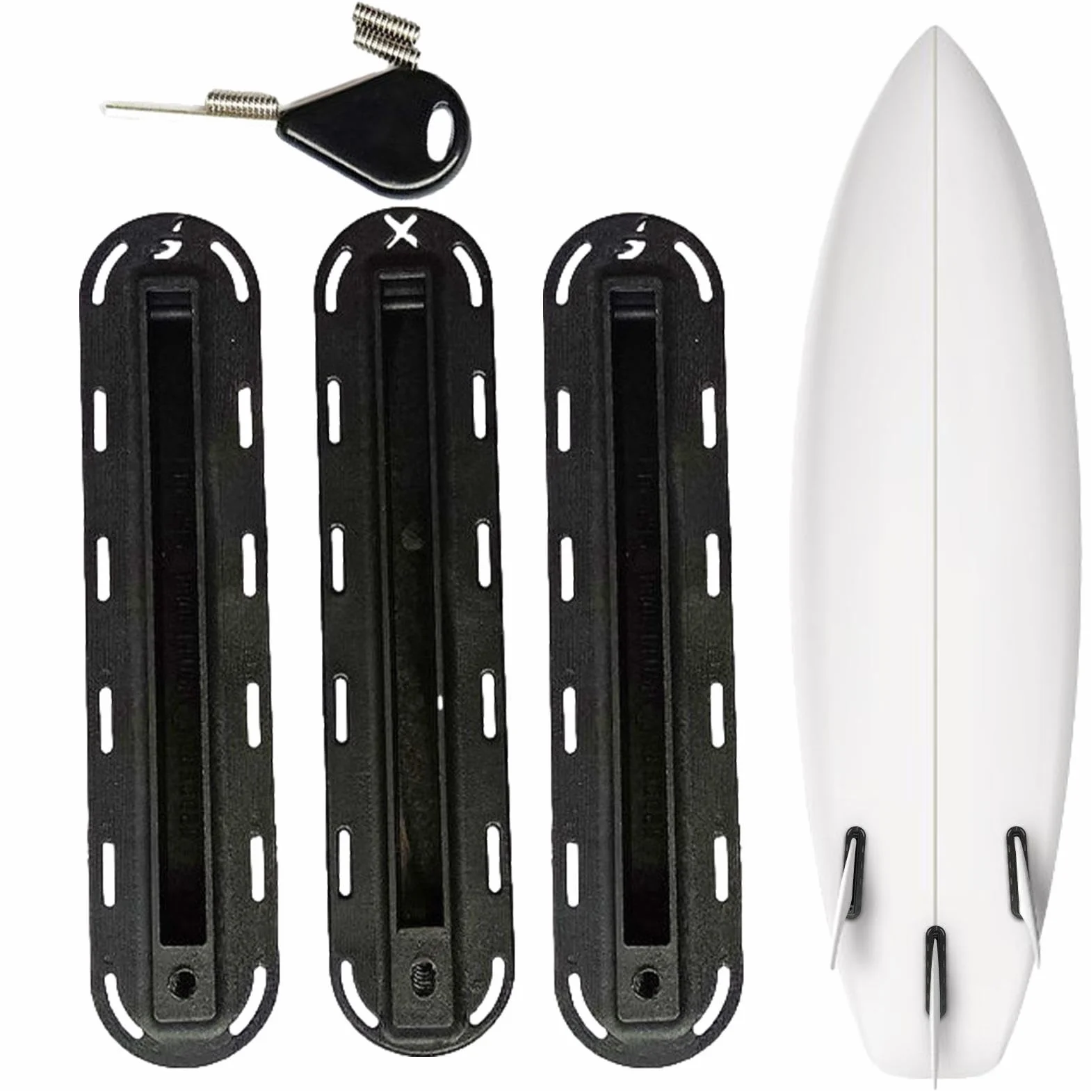Lightwegh Longboard Finbox Juego de aletas para tabla de surf
