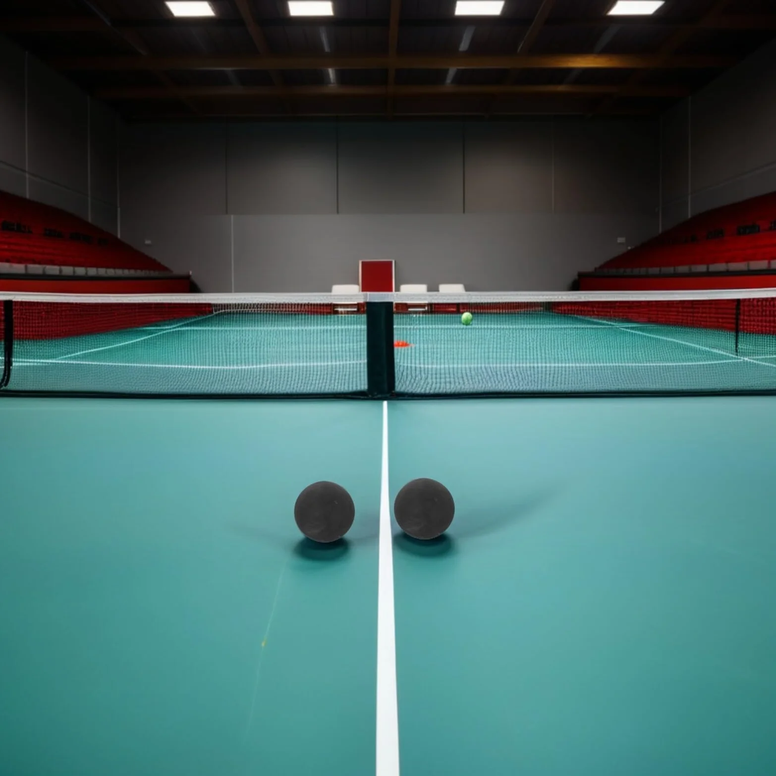 ifundom 6 Balones de Squash de Goma Negra para Entrenamiento, Raquetbol y Coordinación