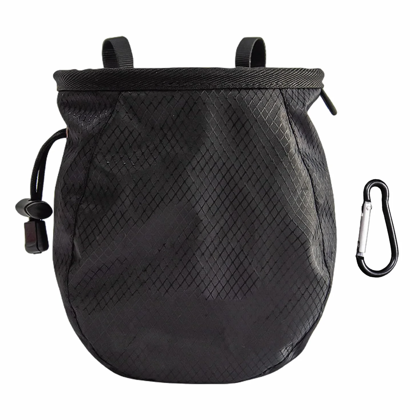 SLEEKEE Bolsa de Tiza Negra para Escalada con Hebilla de Metal, Equipo de Escalada Ajustable