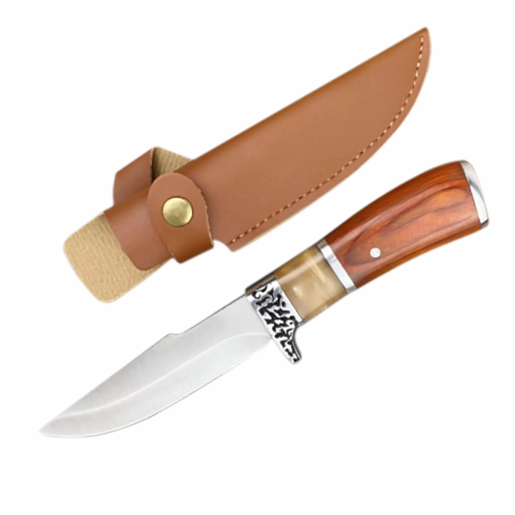 Cuchillo de caza PNI Hunting H100 215 mm con funda