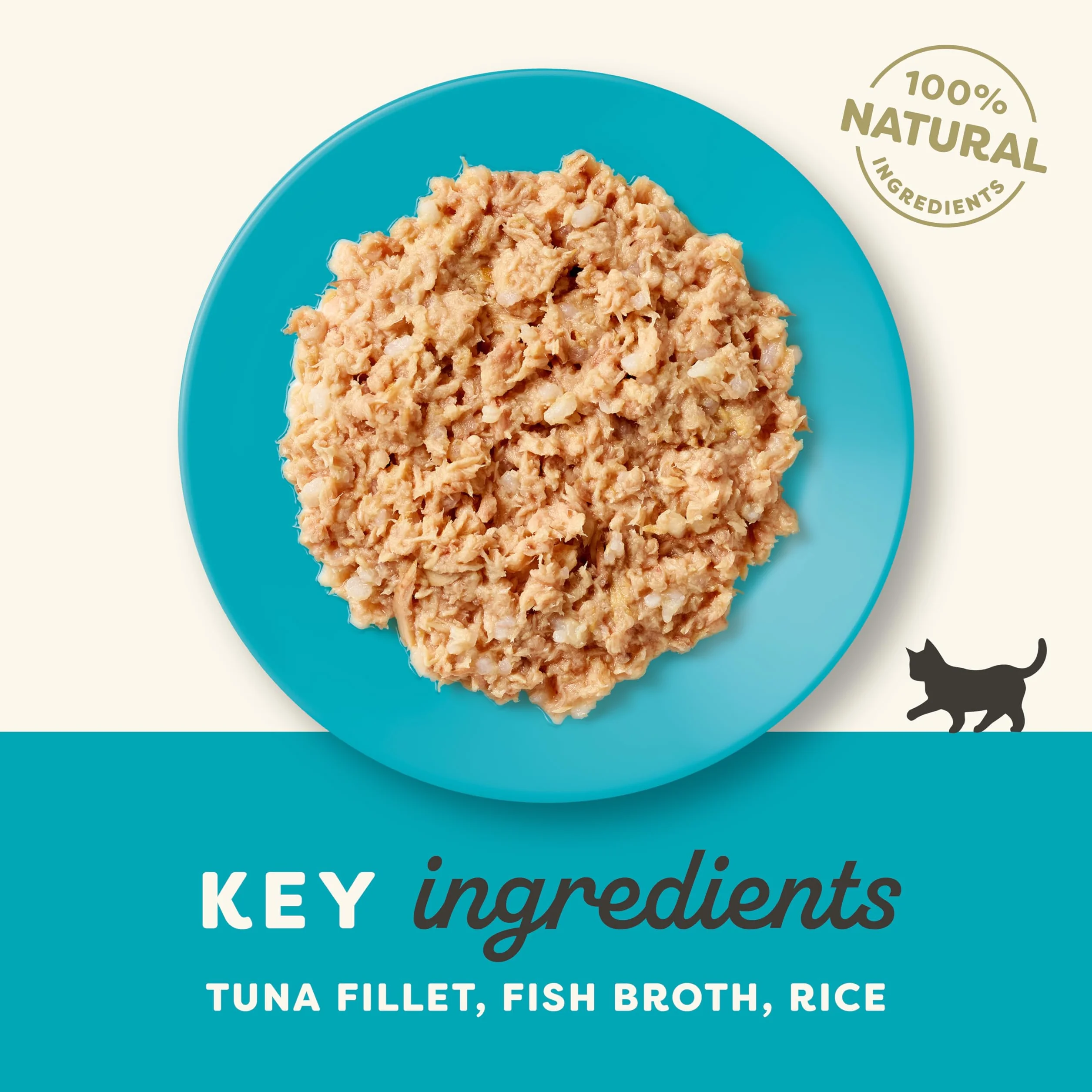 Applaws 100% Natural Wet Kitten Food, Tuna Fillet in Broth - Pack of 12 x 50g Pouch