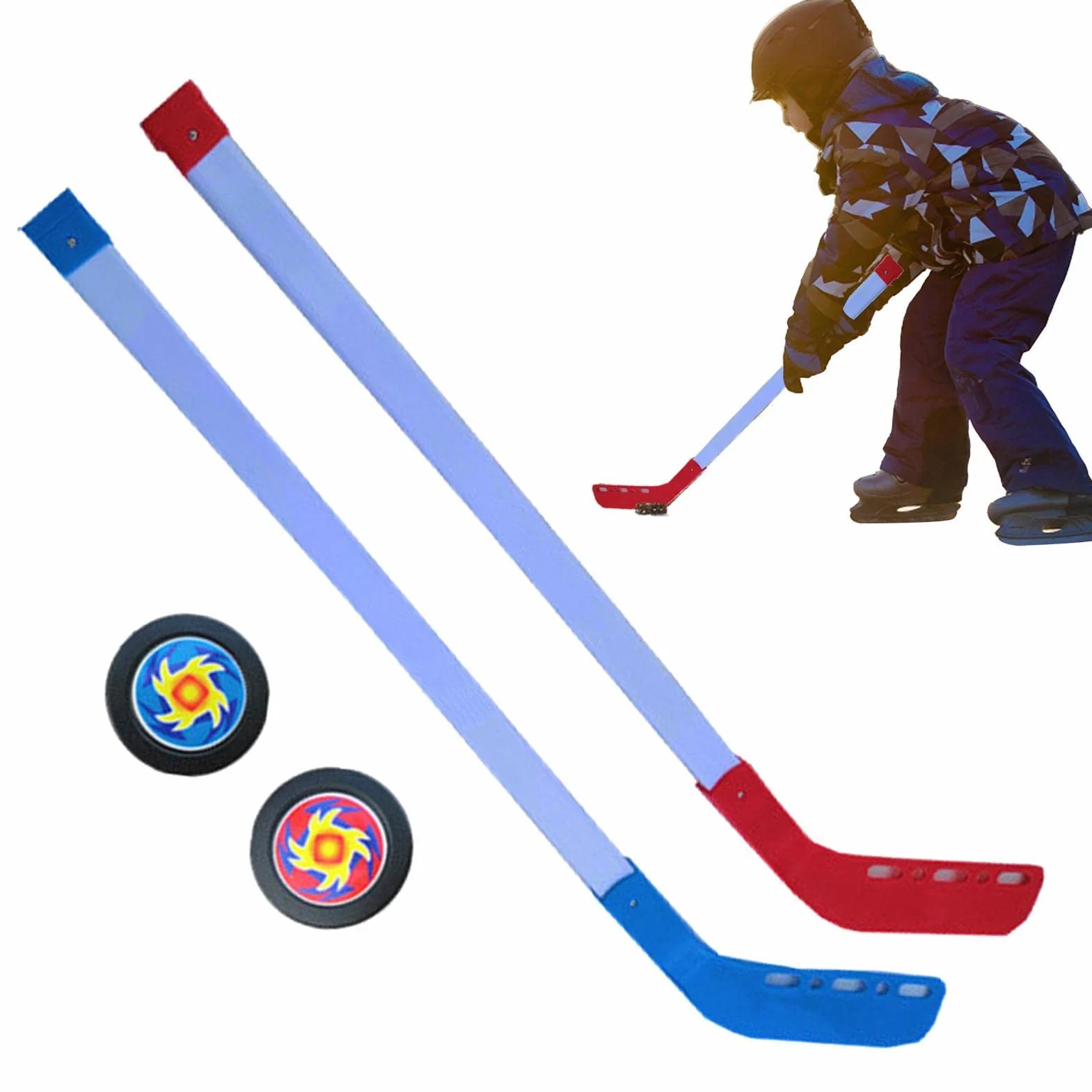 Palos de Hockey sobre Hielo Junior Adultos Alas Izquierdas Derechas Longitud Club