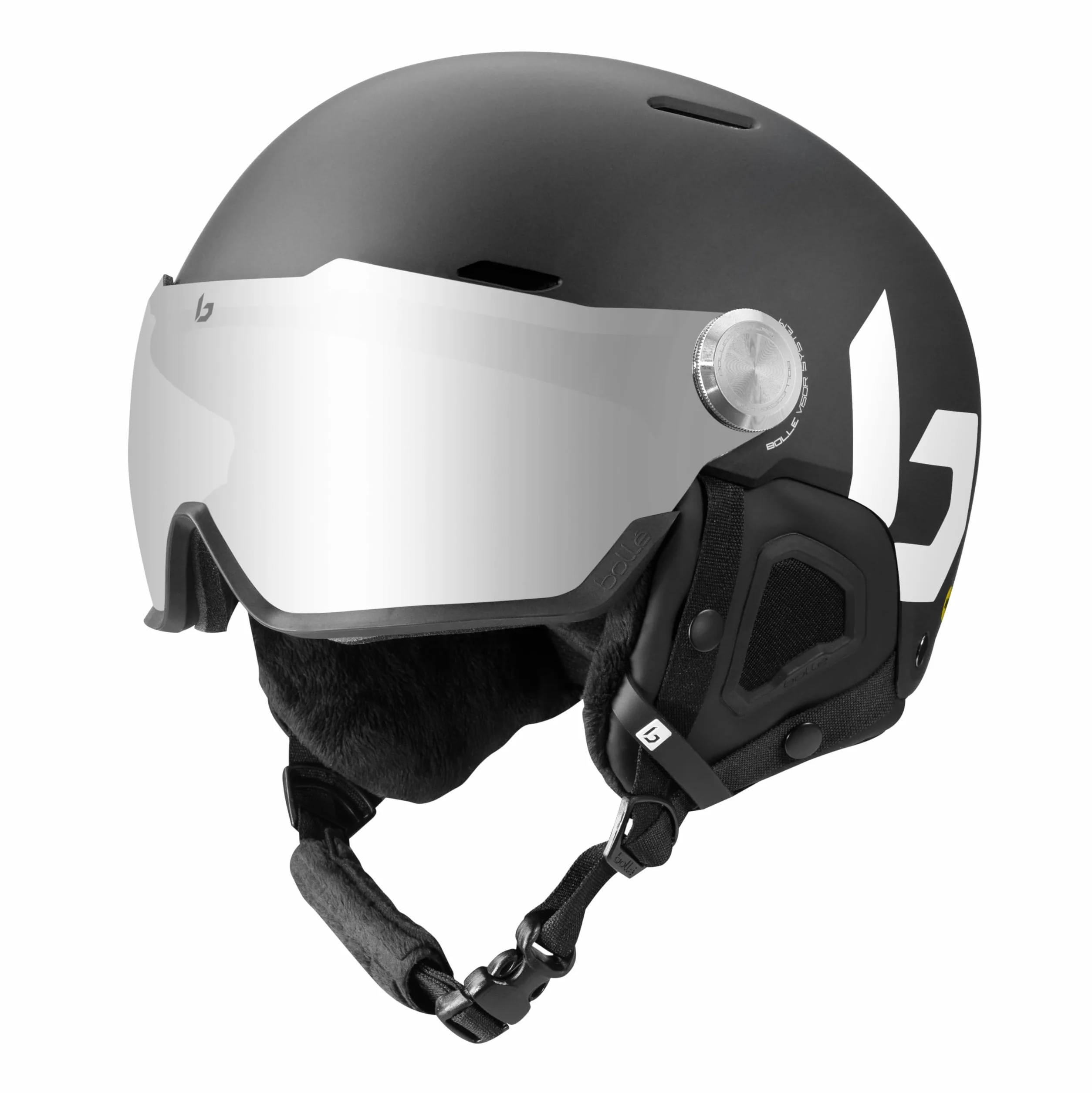 Bolle MIGHT VISOR Casco de esquí con visera integrada ABS antivaho