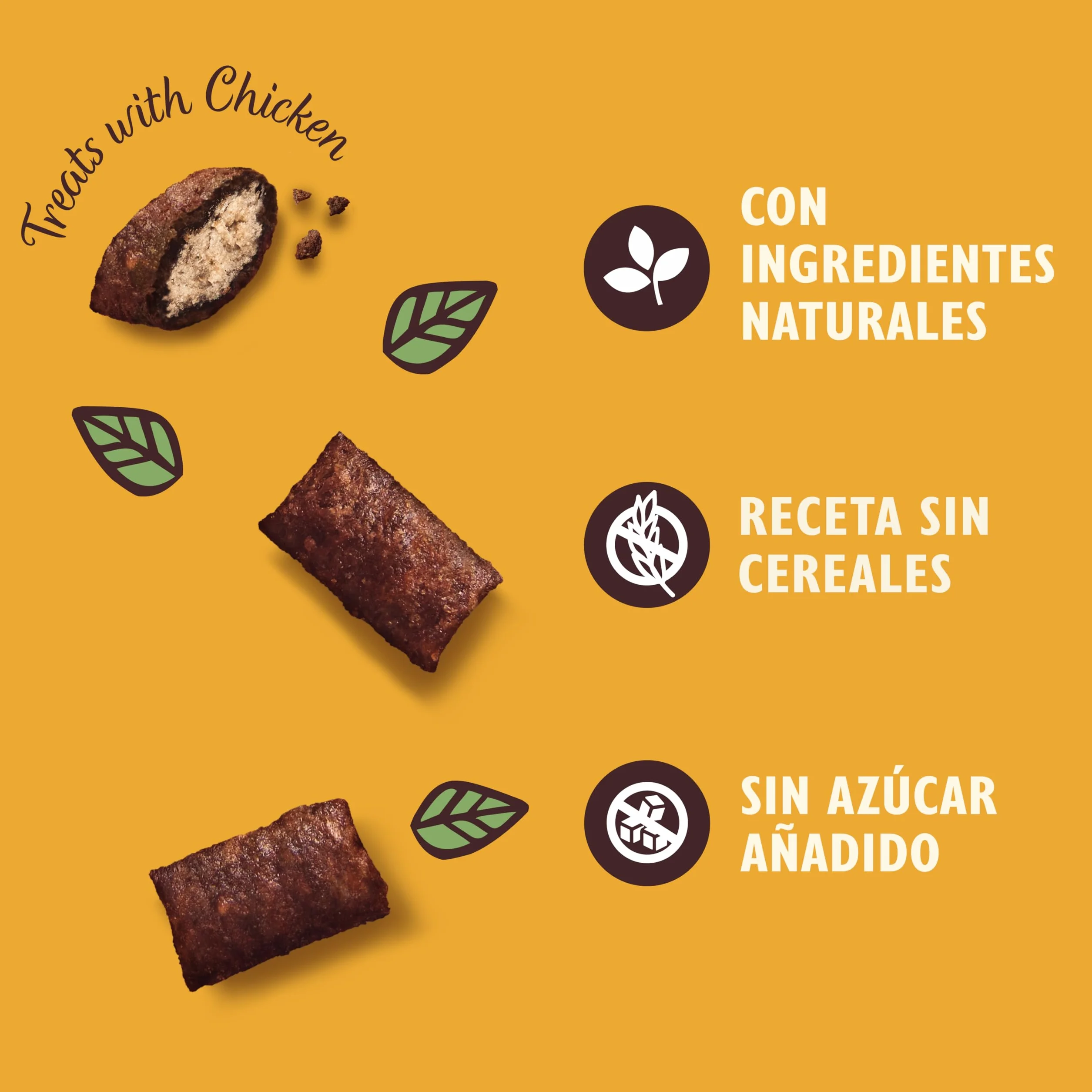 Lily's Kitchen Elaborado con ingredientes naturales paquete de golosinas para gatos adultos el soborno definitivo con pollo receta sin cereales 10 x 60g