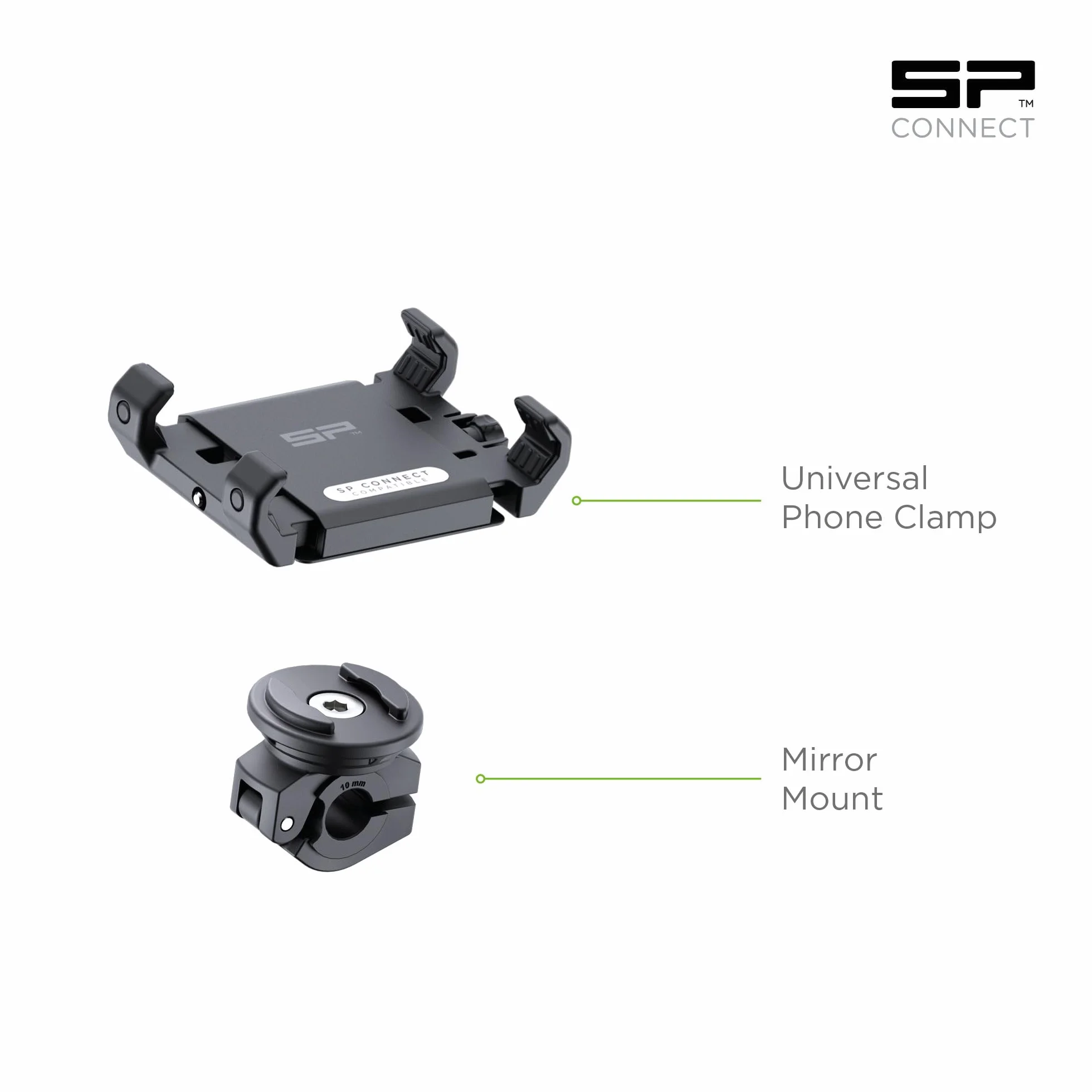 SP Connect SPC+ Abrazadera Universal Paquete Motor Scooter