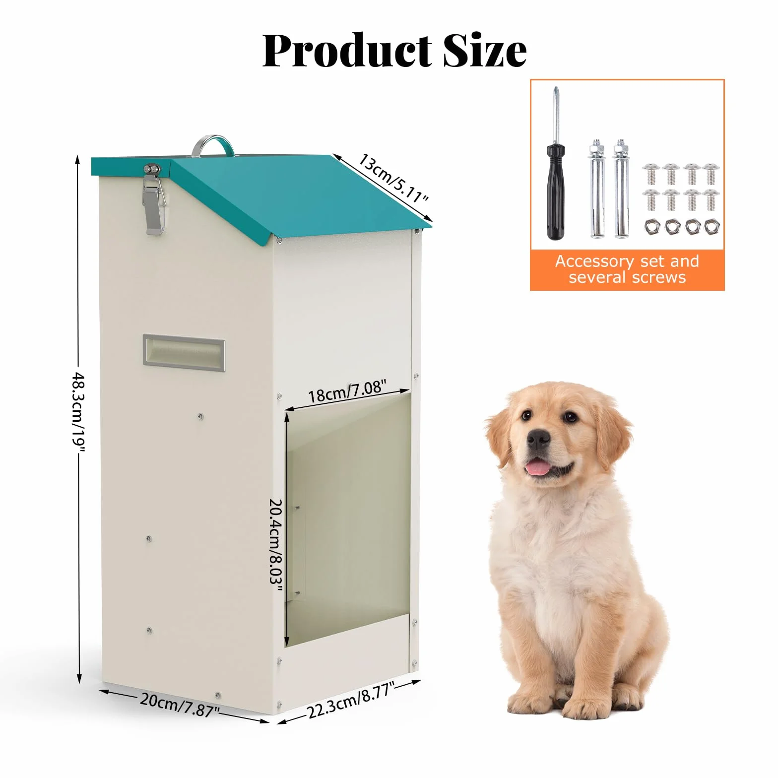 Dispensador AutomáTico De Comida para Perros 6kg Dispensador AutomáTico De Comida para Gatos, Adecuado para Cachorros, Gatos Y Cachorros