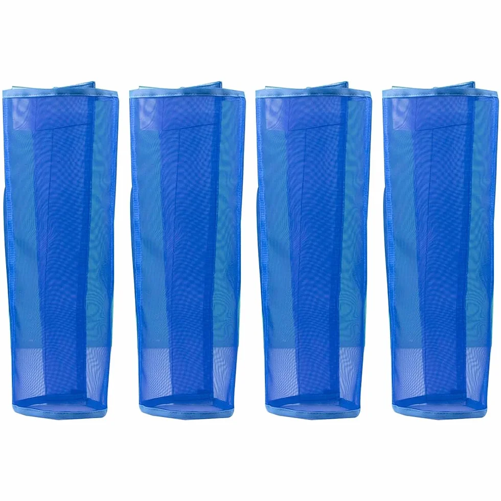 Fundas antimosquitos para cascos de caballo, protectores de piernas, botas antimoscas de malla transpirable para minimizar el impacto del estribo