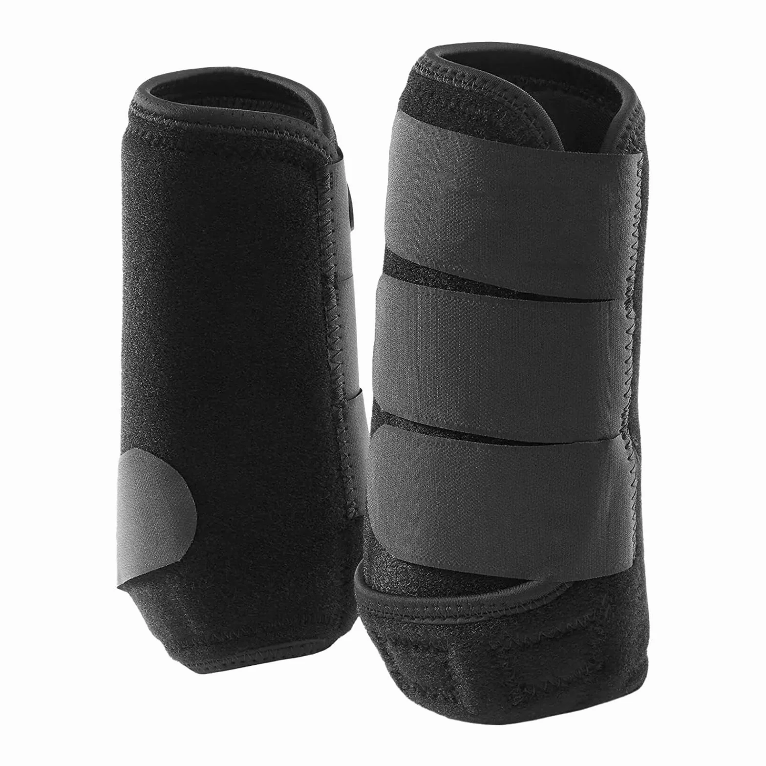 2X Protectores de Patas Delanteras y traseras para Caballos, con absorción de Impacto, para Entrenamiento, equitación y Equipo Ecuestre