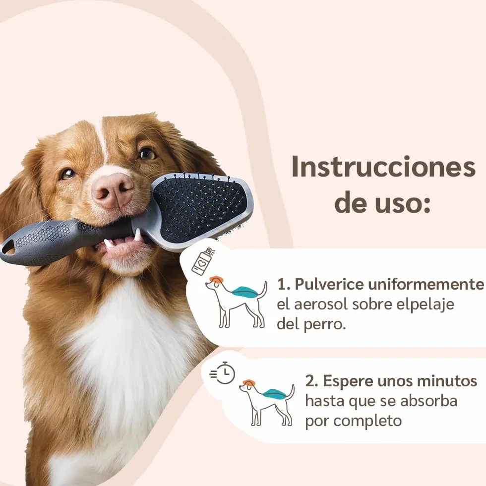 amusi Aceite de Neem para Perros - 500 ml - Anti Insectos - Spray Antipulgas Perros - contra Garrapatas Pulgas Mosquitos Moscas Ácaros Piojos - Anti Pulgas
