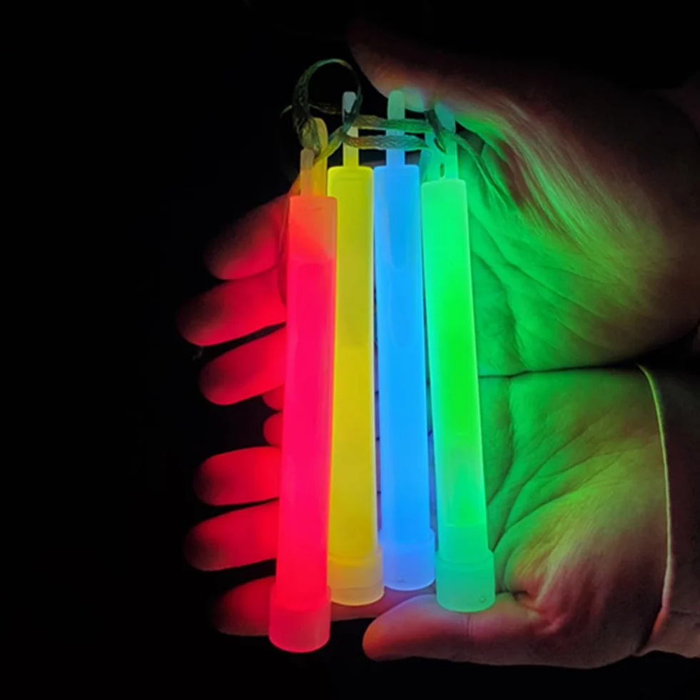 Glow Fever Barras Luminosas de 6 Pulgadas Ultra Brillantes con 12 Horas de Duración para Senderismo, Camping, Apagones