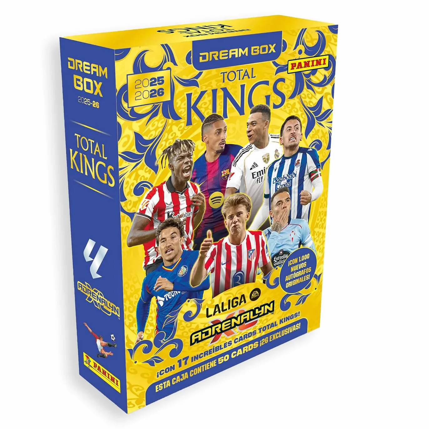 Panini Adrenalyn XL LaLiga EA Sports 2025/26 Dream Box Total Kings 50 cards