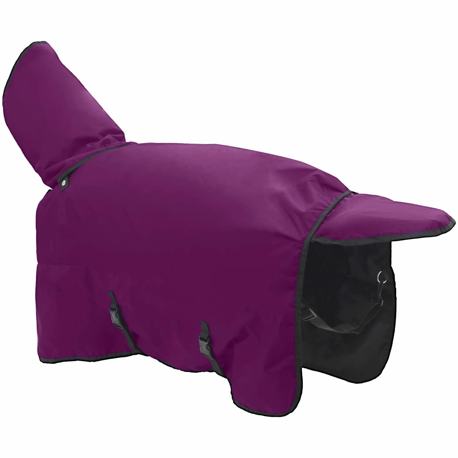 Manta para caballo de poliéster verde oscuro y negro, 75 cm, impermeable, con cierre de pecho ajustable y correa cruzada, para establo, sauce, exterior, manta protectora transpirable