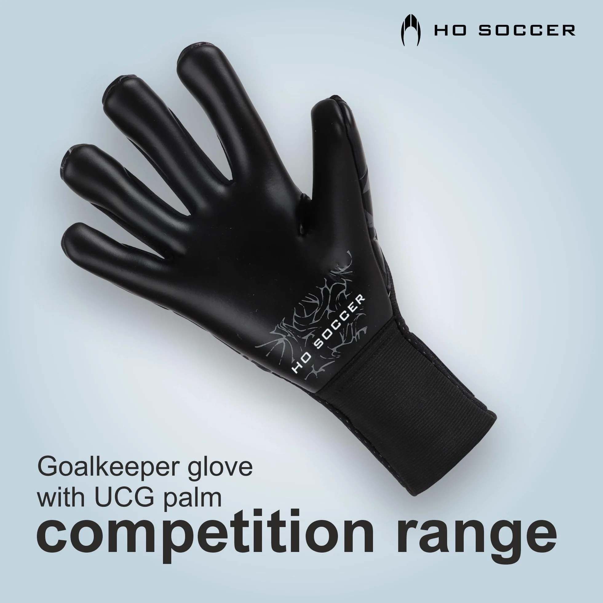 HO Soccer ESKUALO Blackout Guantes de Portero