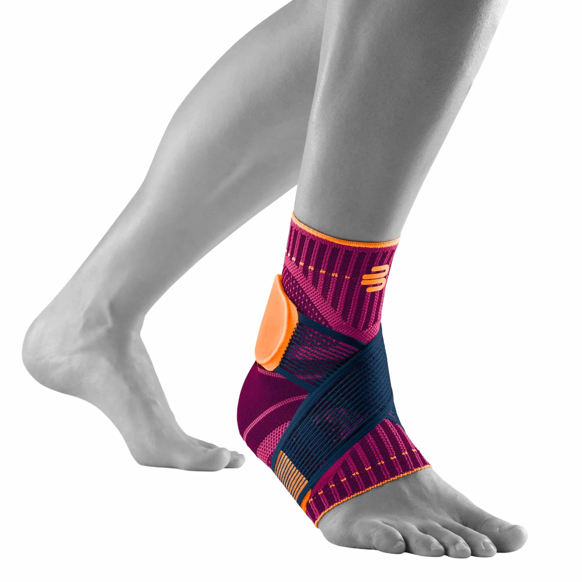 BAUERFEIND Tobillera Unisex Tobillo Derecho Estabilización Cinta Ajustable Talla M Rosa