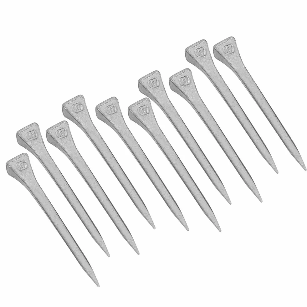 Akozon 250PCS E6 Clavo de Herradura Clavija de Acero para Casco Que Asegura Firmemente el Accesorio de Herramienta de Caballo 250PCS E6
