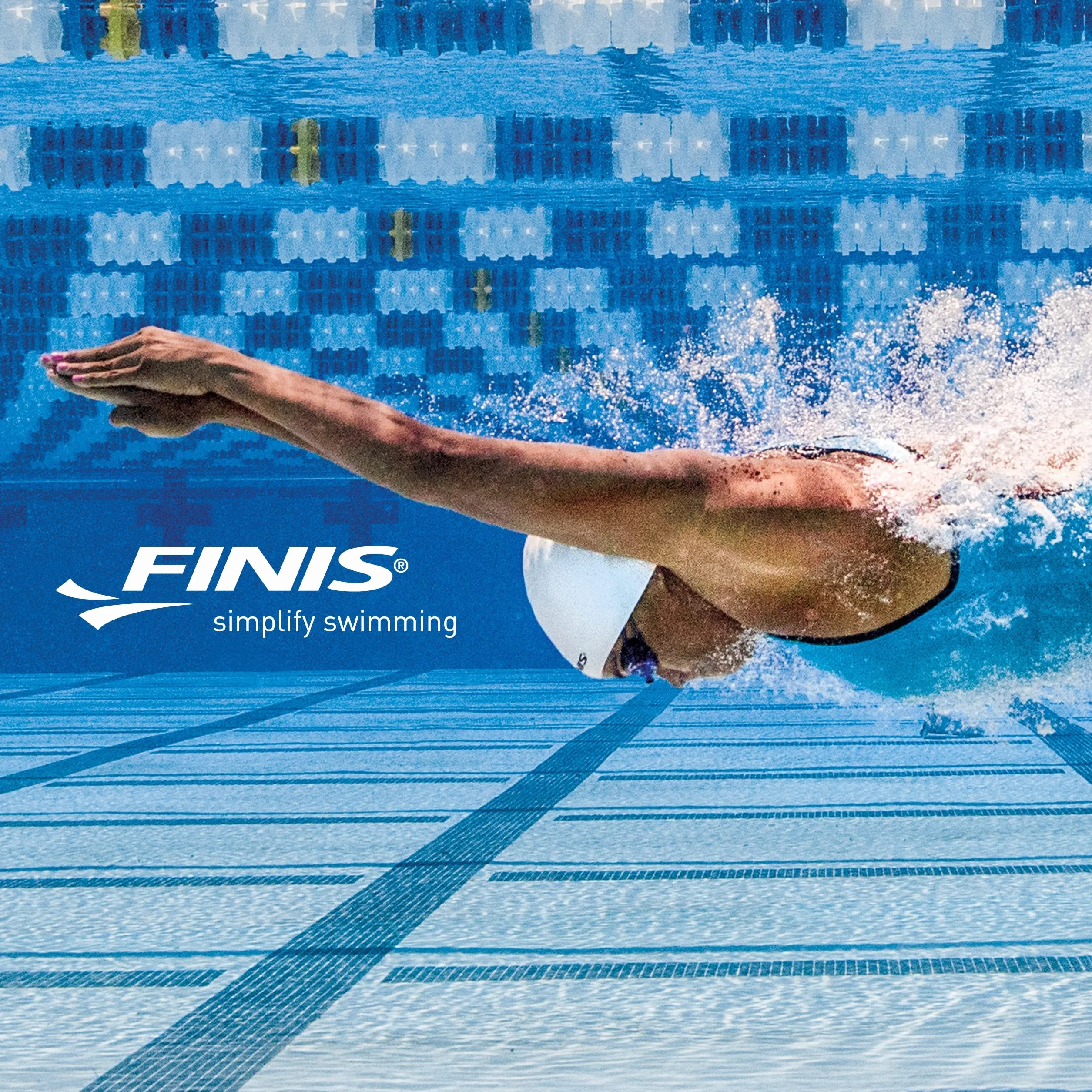 FINIS Agility Paddles Raquetas de natación flotantes para entrenamiento de velocidad