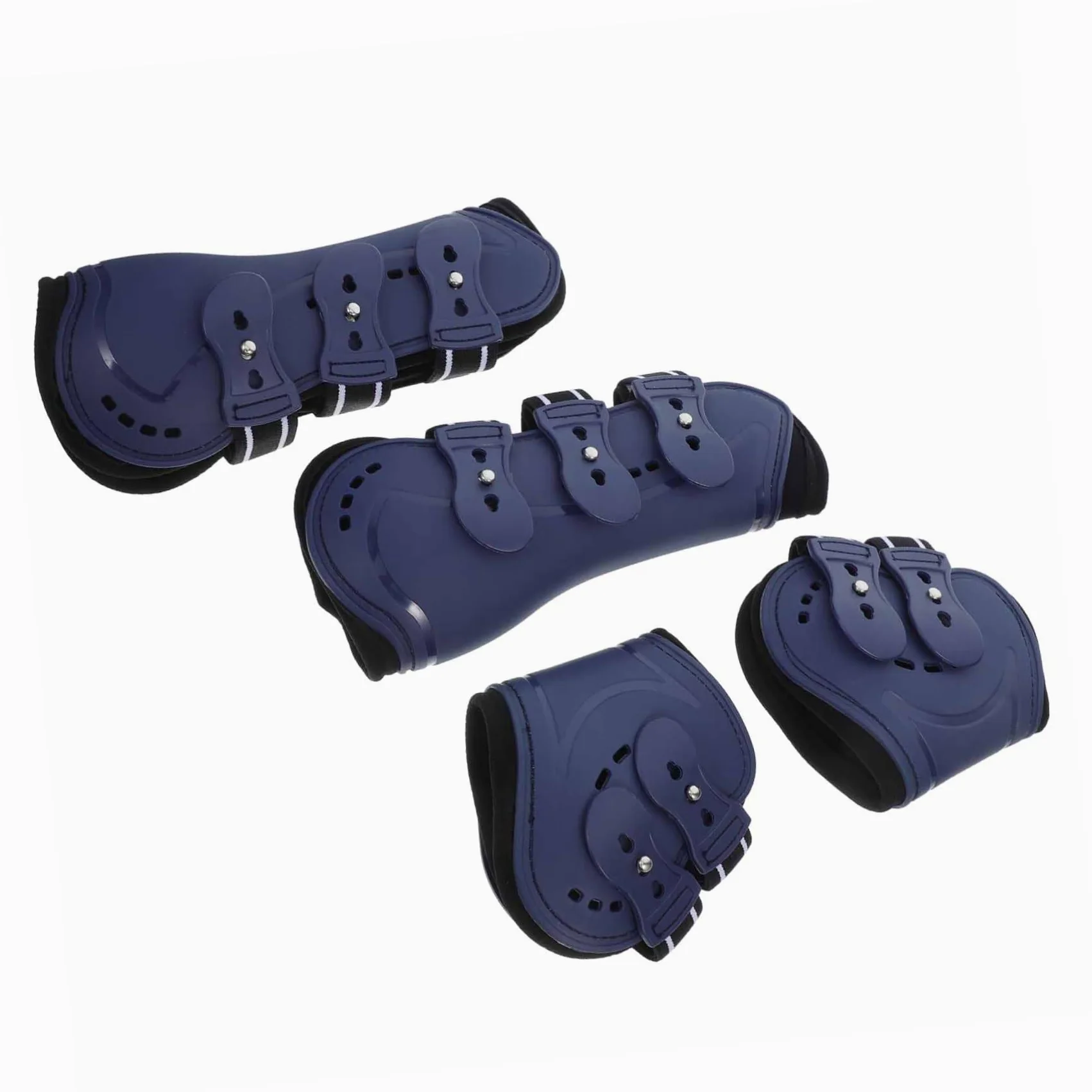 4 para Patas De Caballo, Equipo De Protección para Caballos, Botas De Envío para Caballos, Botas para Patas Delanteras Y Traseras, Botas para Montar, Fundas para Pies