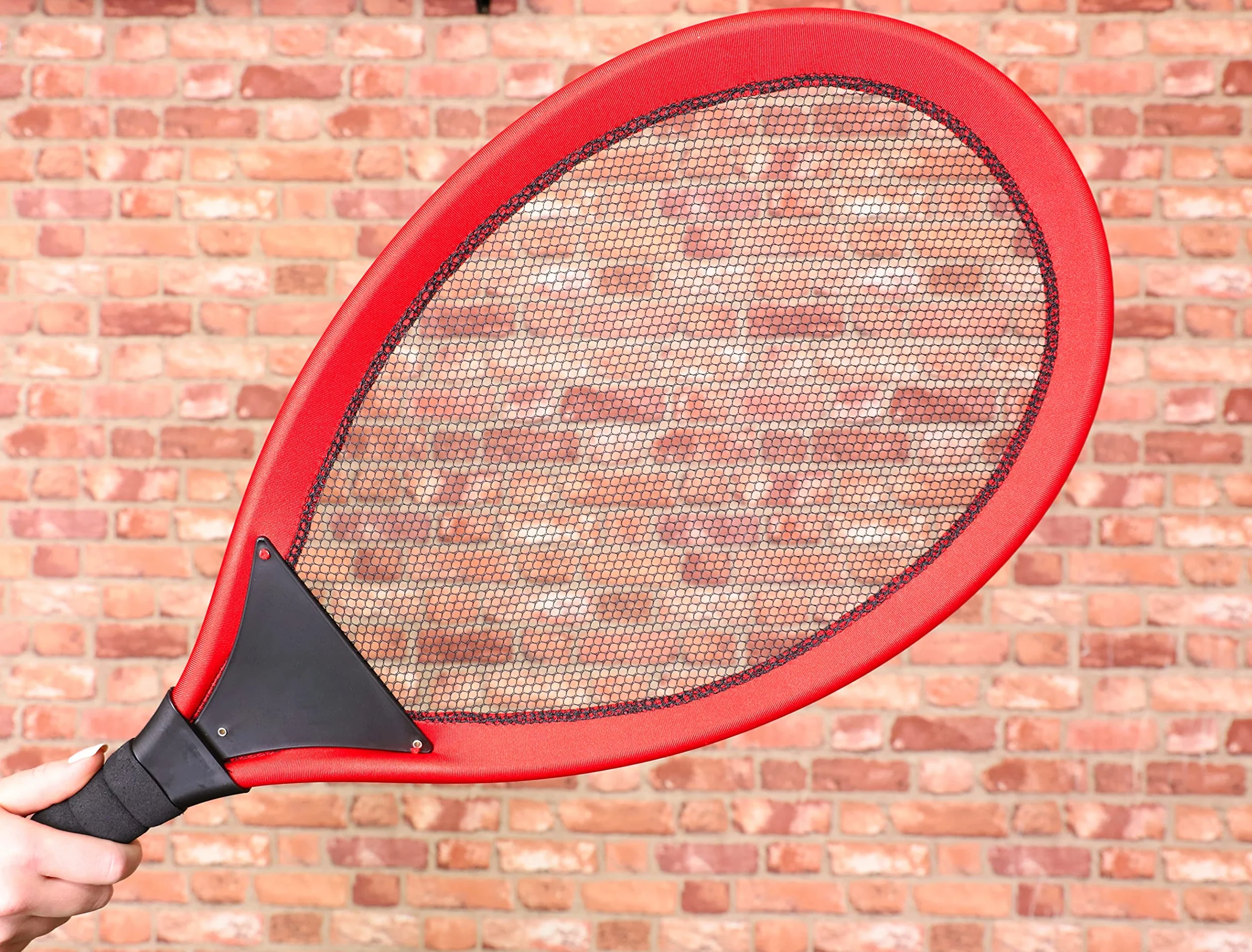 Toyland Juego de Tenis y Bádminton 65 cm - 2 Raquetas Gigantes con Volante y Pelota