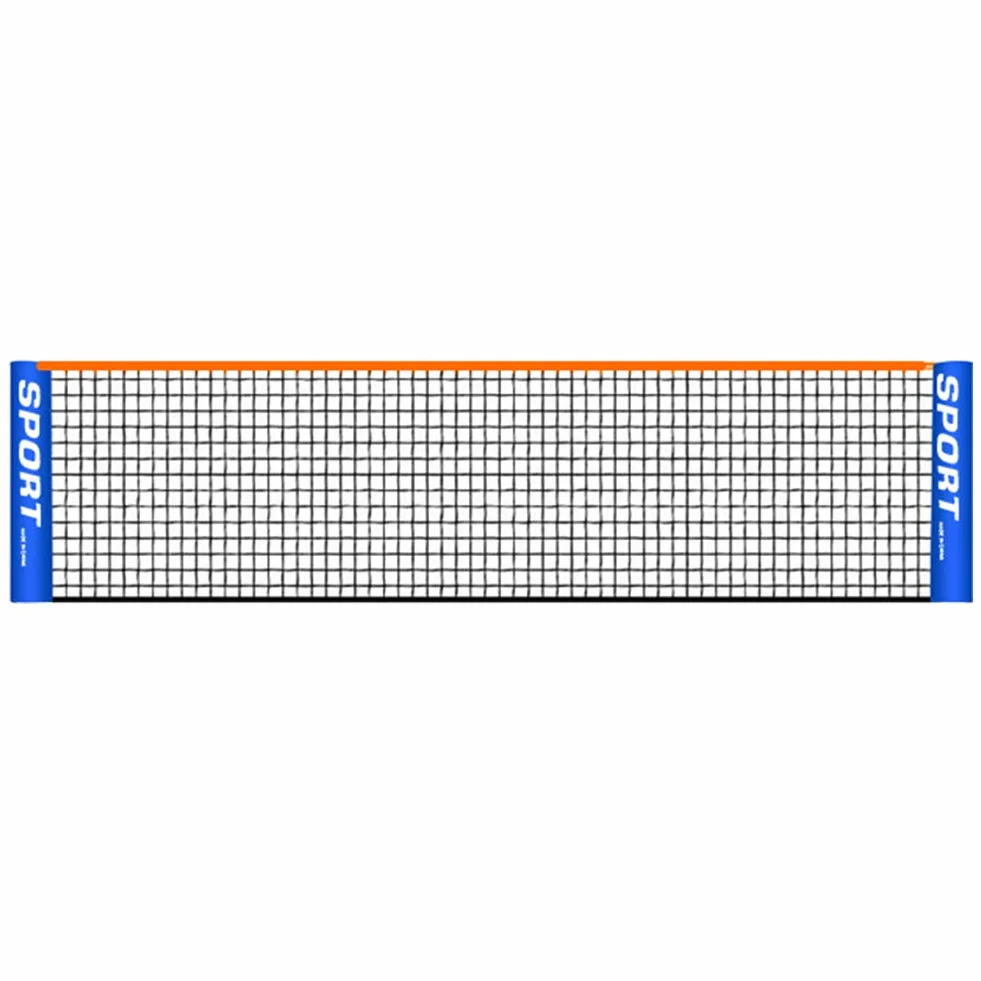 Red de Tenis Portátil 4-6 m Plegable Bádminton Voleibol para Niños Adultos Interior Exterior