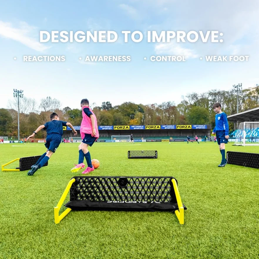 FORZA Wave Soccer Rebounder 4 en 1 Tablero de rebotes y pases - Estándar o XL