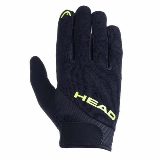 Guantes Long Finger 6830 Negro Acolchado de Gel Membranas System