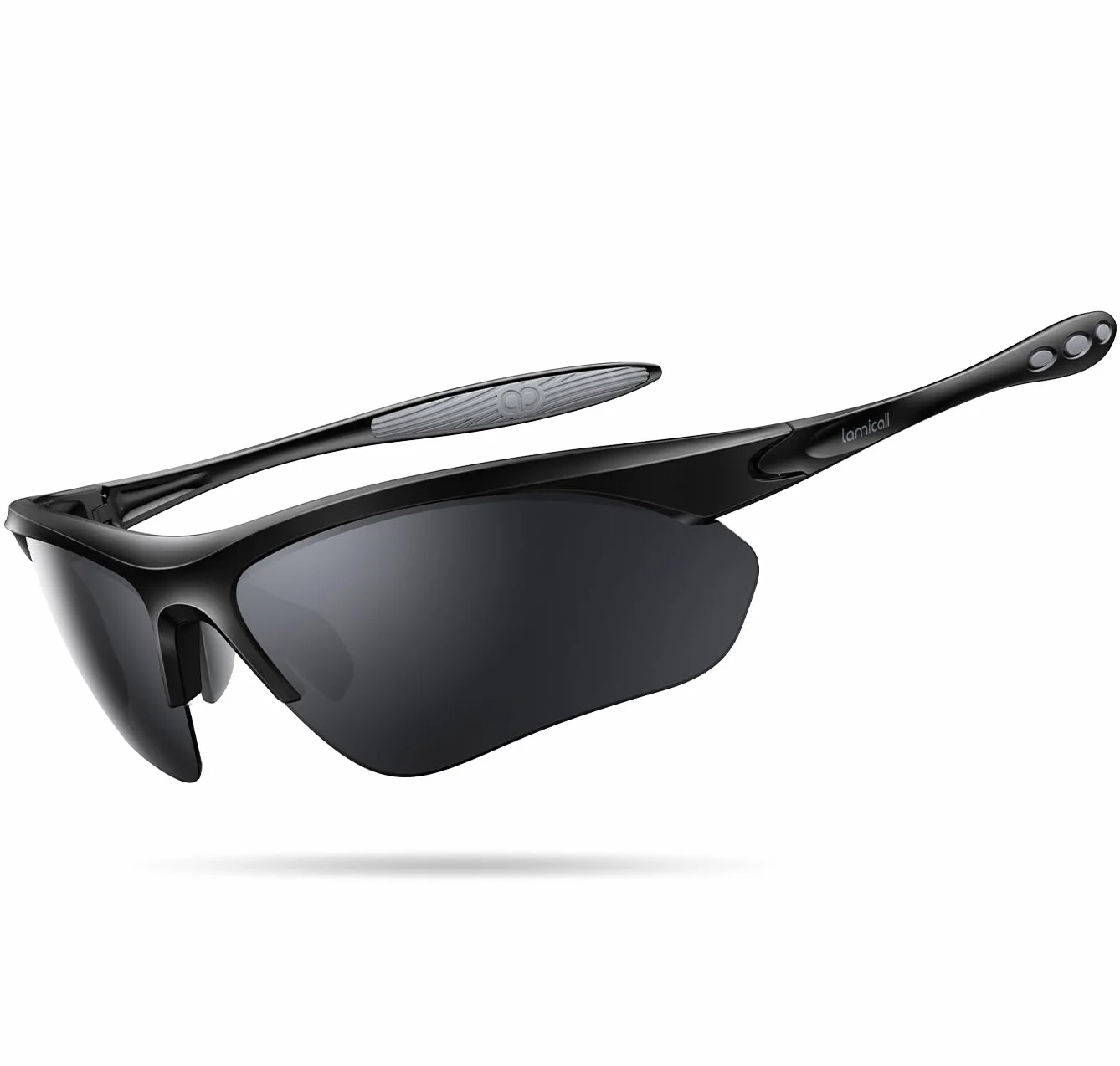 Lamicall Gafas de Sol Ciclismo UV400 Protección TR90 Marco Deportivas