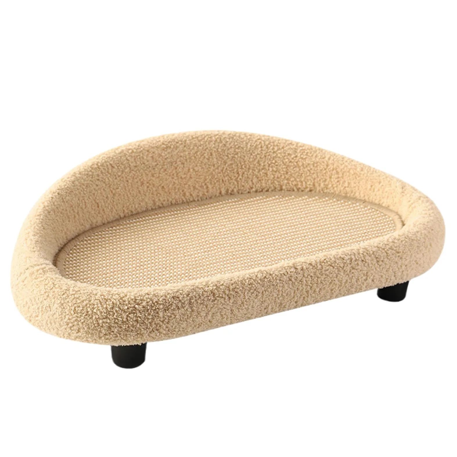 Cama Rascador para Gatos Sala Cama Estilo Lounge Tamaño Grande de Sisal | Rascador con Forma de Sofá para Interiores, Apartamento, Dormitorio, Patio, Balcón, Porche, Terraza, Hogar
