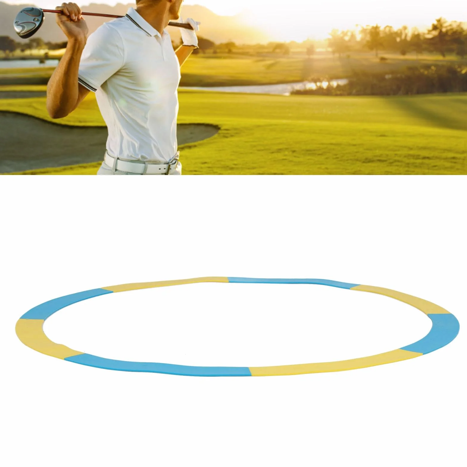 Akozon Anillos de Objetivo para Práctica de Golf: Objetivos de Silicona para Entrenamiento de Chipping y Putt
