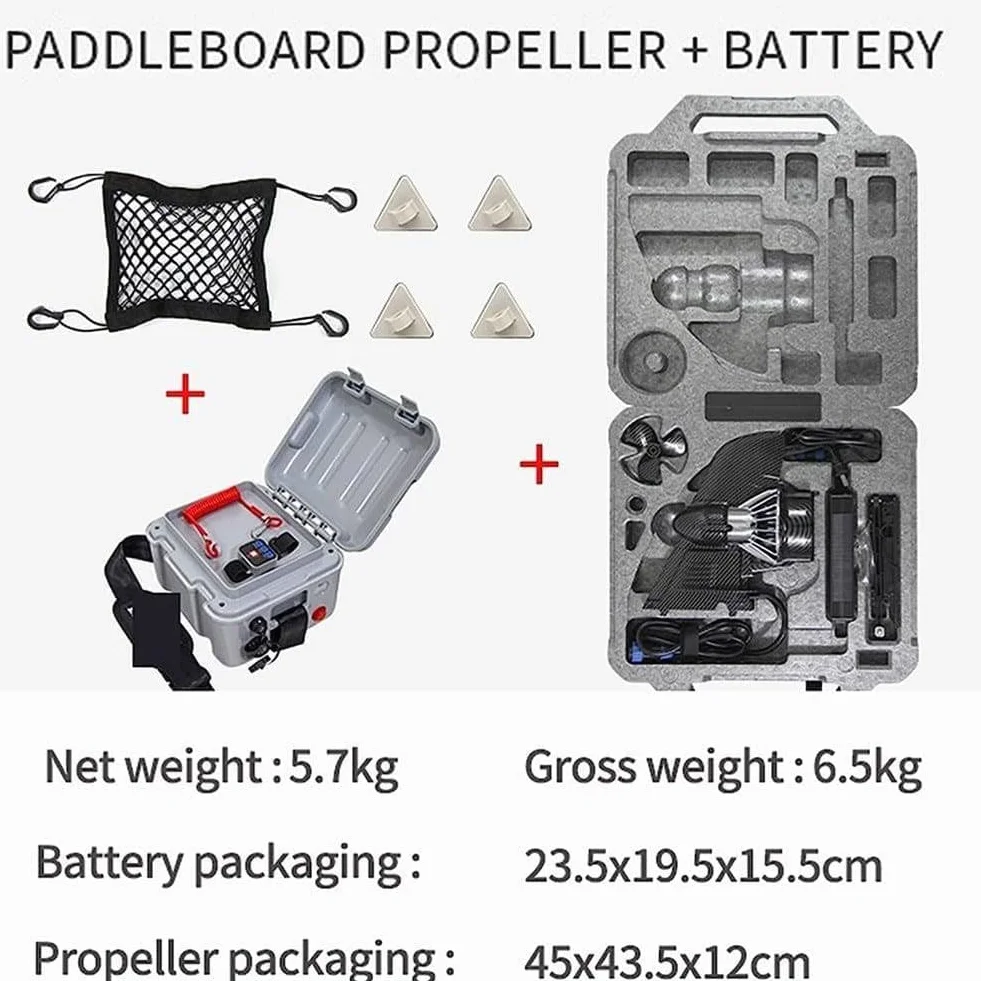 TAHALI Tabla de Surf Eléctrica con Motor a Chorro 24V Velocidad Ajustable