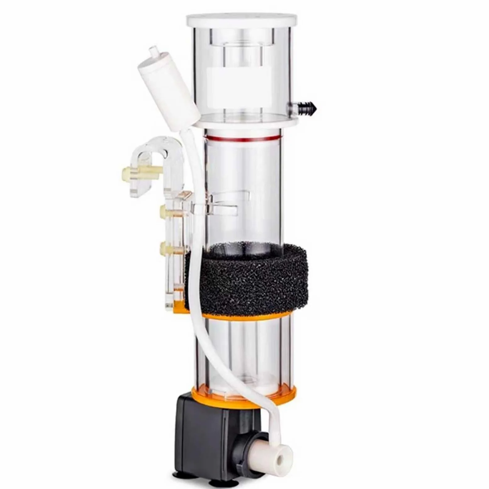Skimmers de proteínas para acuarios, agua salada y agua dulce, adecuados para cuerpos de agua de 30 a 130 L, herramienta de limpieza de filtro separador de recogida