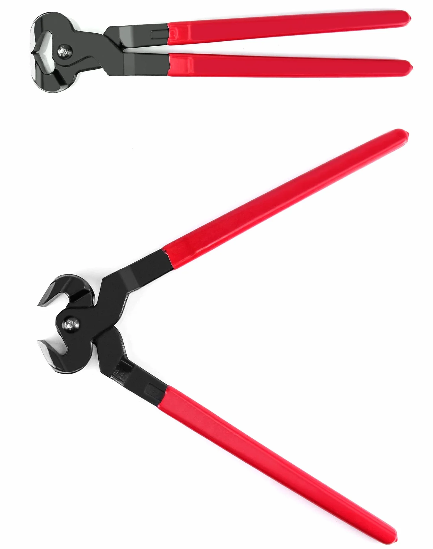 QWORK® Hoof Nipper, 14" Heavy Duty Farrier Nippers with Plastic Grip, 1 Pack