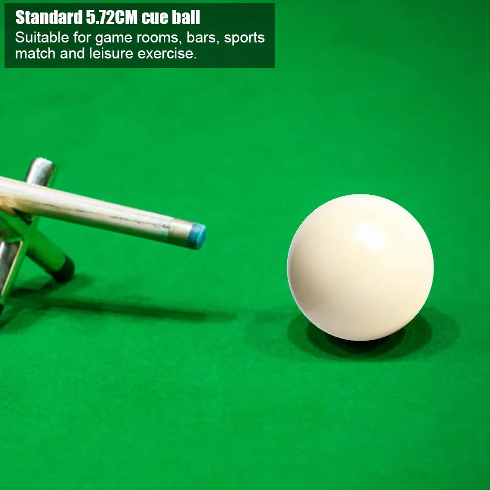 Bolas de billar blancas 5,72 cm - Pack de 2