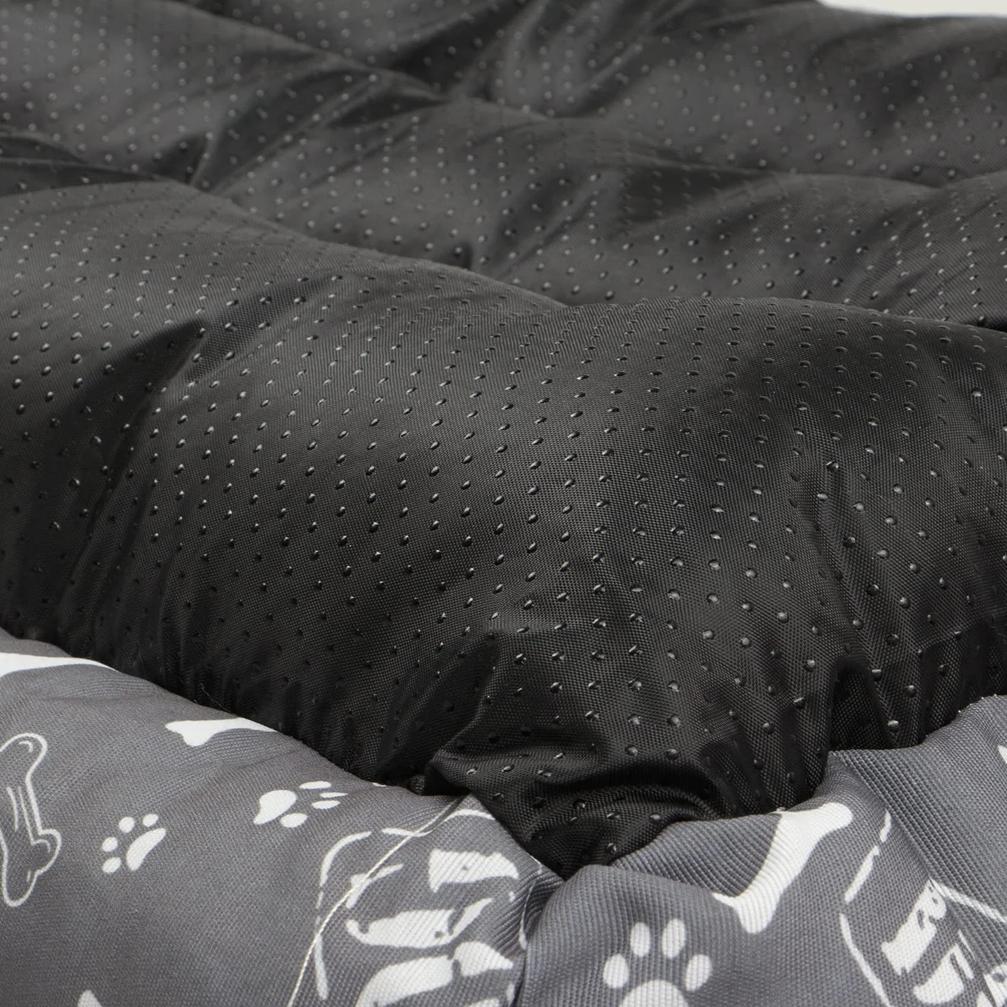 TIENDA EURASIA - Cama de Perro, Cama para Perros Grandes, Medianos y Pequeños, Divertida Cama Perro de Poliester con Interior con Comodas Fibras de Algodon (80 x 60 cm)