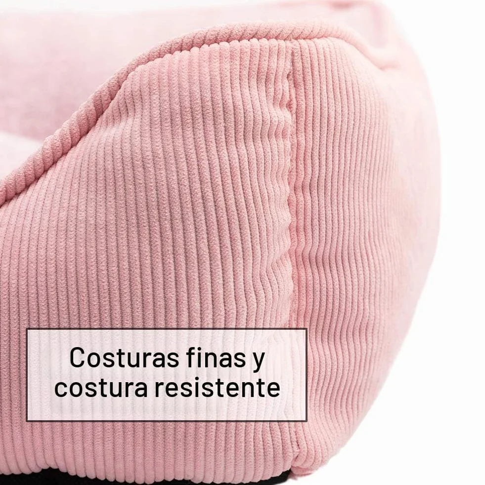 Hollypet Cama para Gatos y Cachorros, Nido para Gatos y Perros Pequeños, Cama Cojín Suave & Transpirable para Dormir para Mascotas, Rosa (50 * 45 * 15cm)