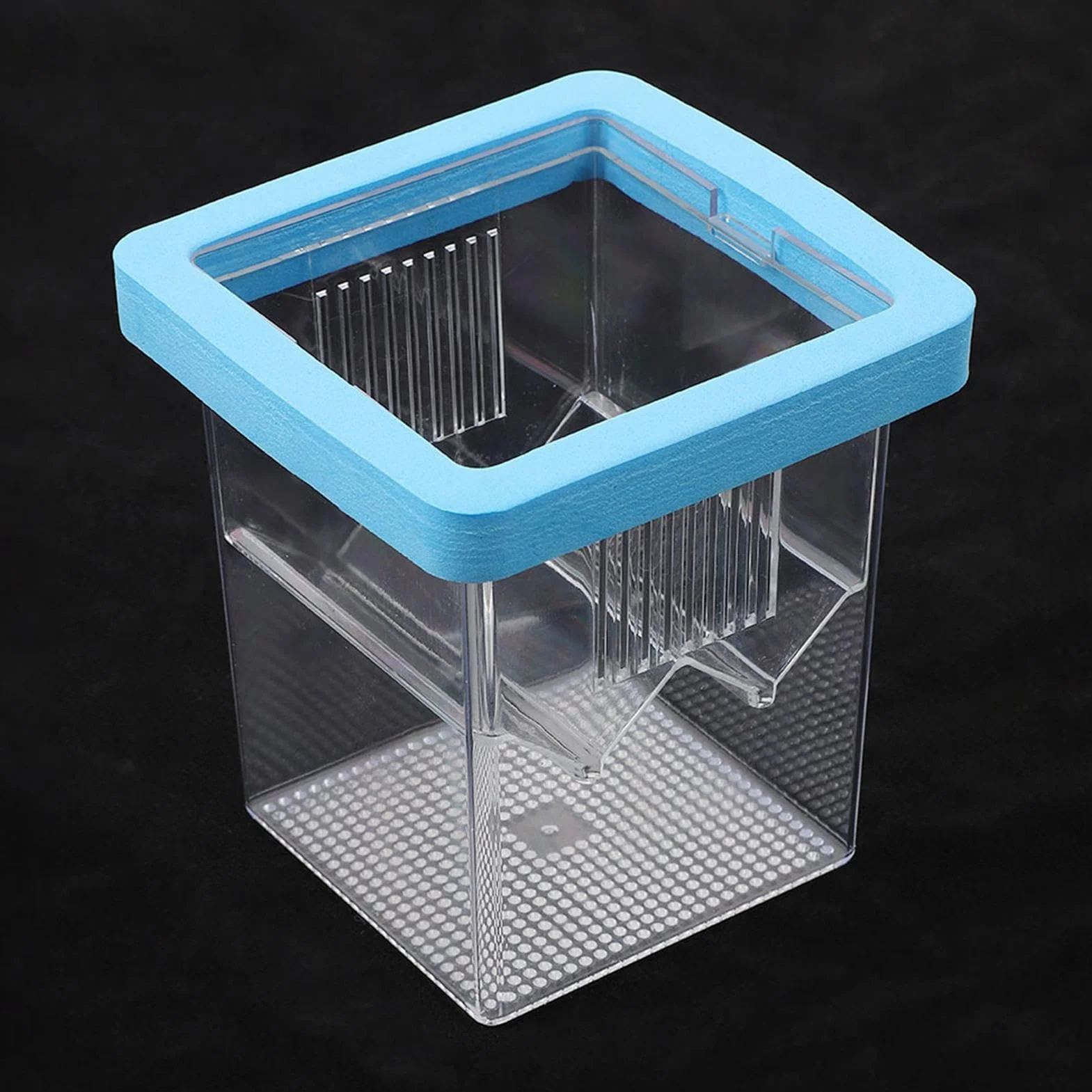 de Cría para Acuario,Incubadora Flotante pequeña acrílica para eclosión,Criadero de Peces - para Incubación Cuarentena Criadero Guppy Camarón Tortuga Agua Marina Hogar Oficina