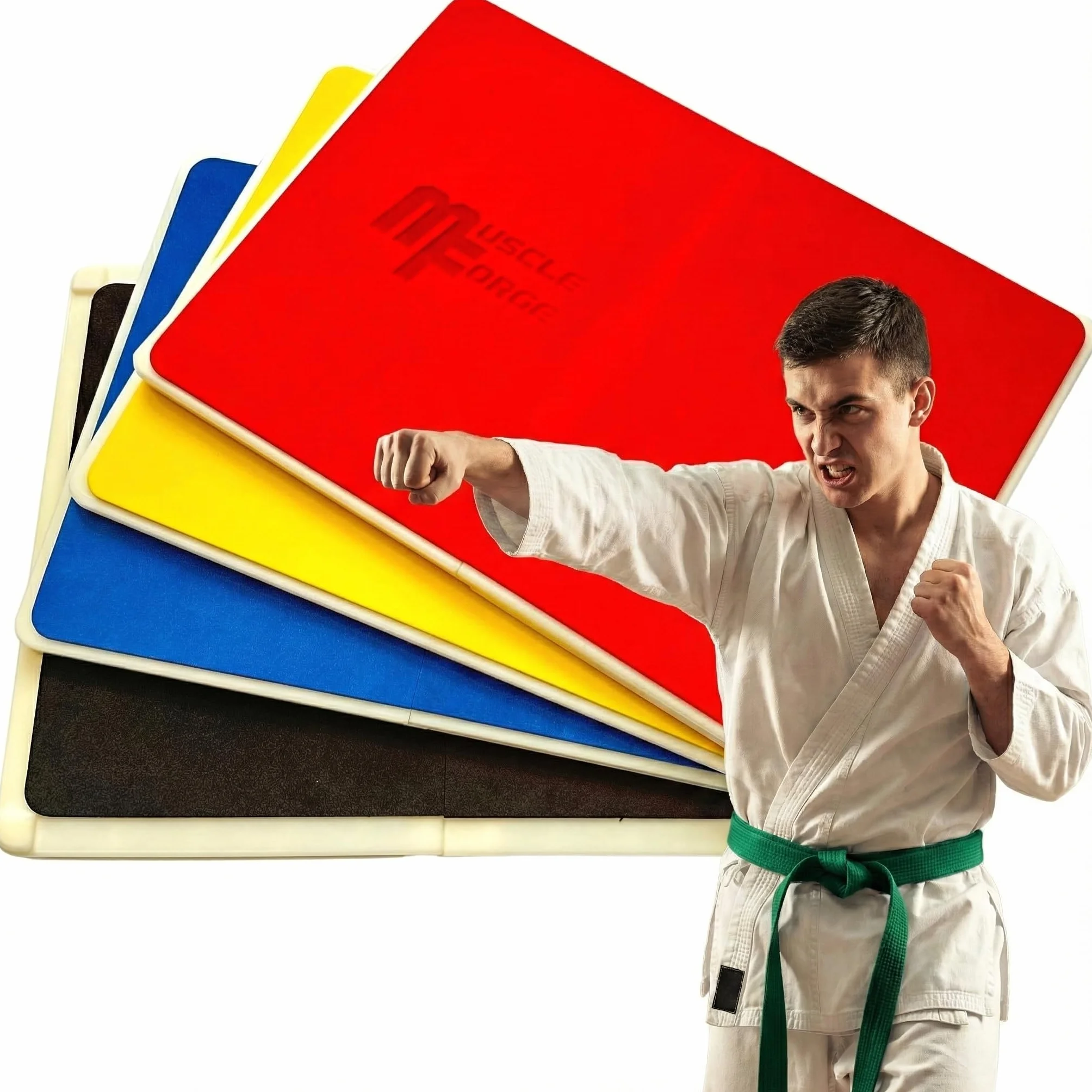 Tabla de Rotura de Artes Marciales Karate MMA Taekwondo Foam-Covered 6/8/10/16 mm