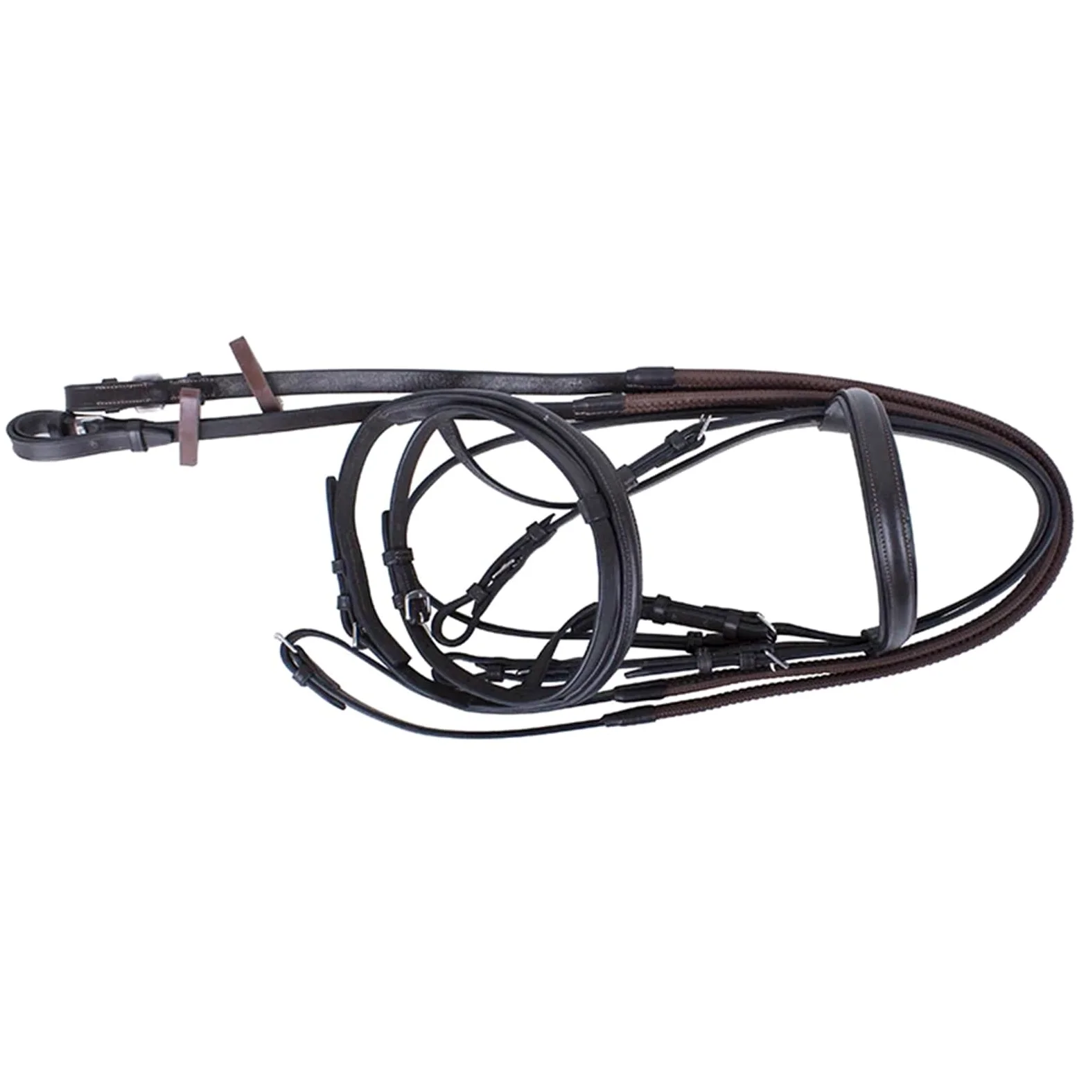 Riendas Riendas de Caballo con Brida de Goma, Cabestro de Cuero, Herramientas for Montar a Caballo, Jinetes