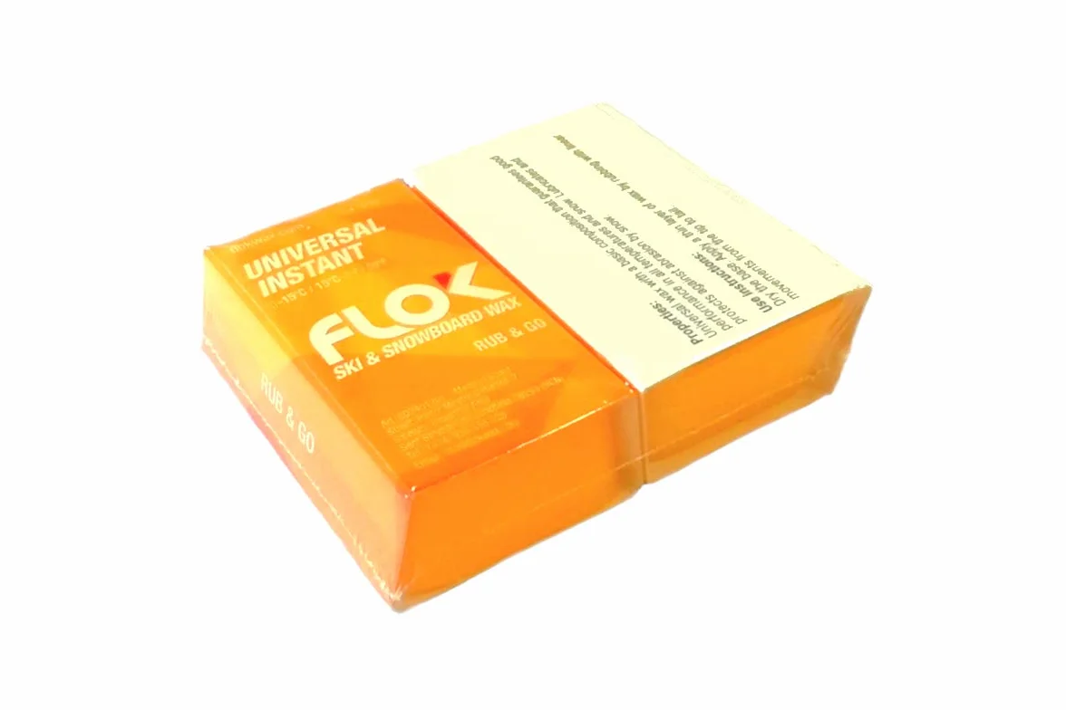FLOK Cera de Esquí y Snowboard Universal Instant 2 x 60 g